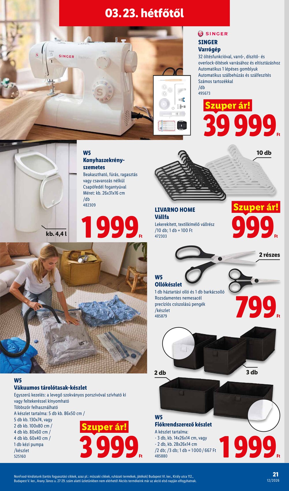 Lidl akciós újság 2026.03.19-től - 21. oldal.