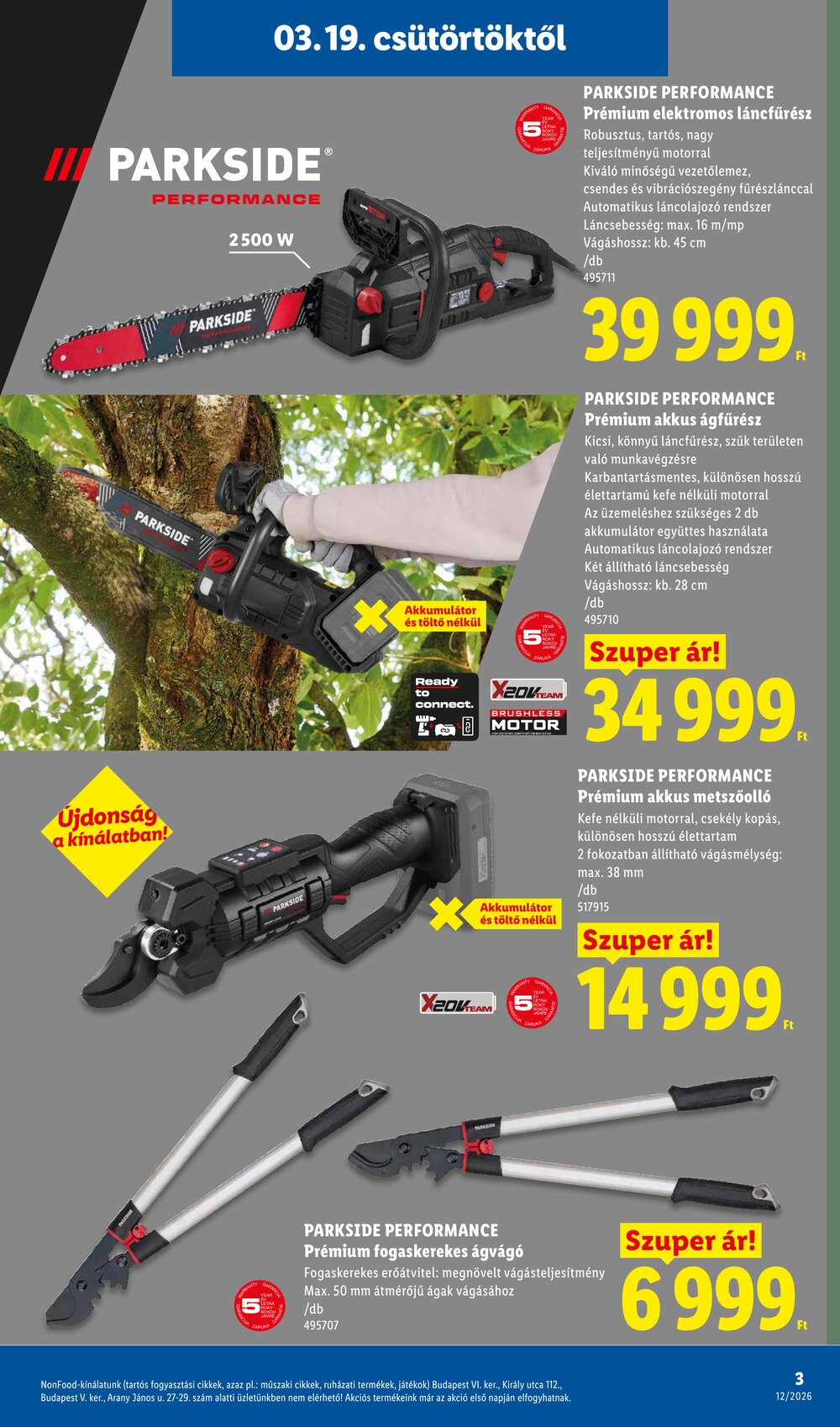Lidl akciós újság 2026.03.19-től - 3. oldal.