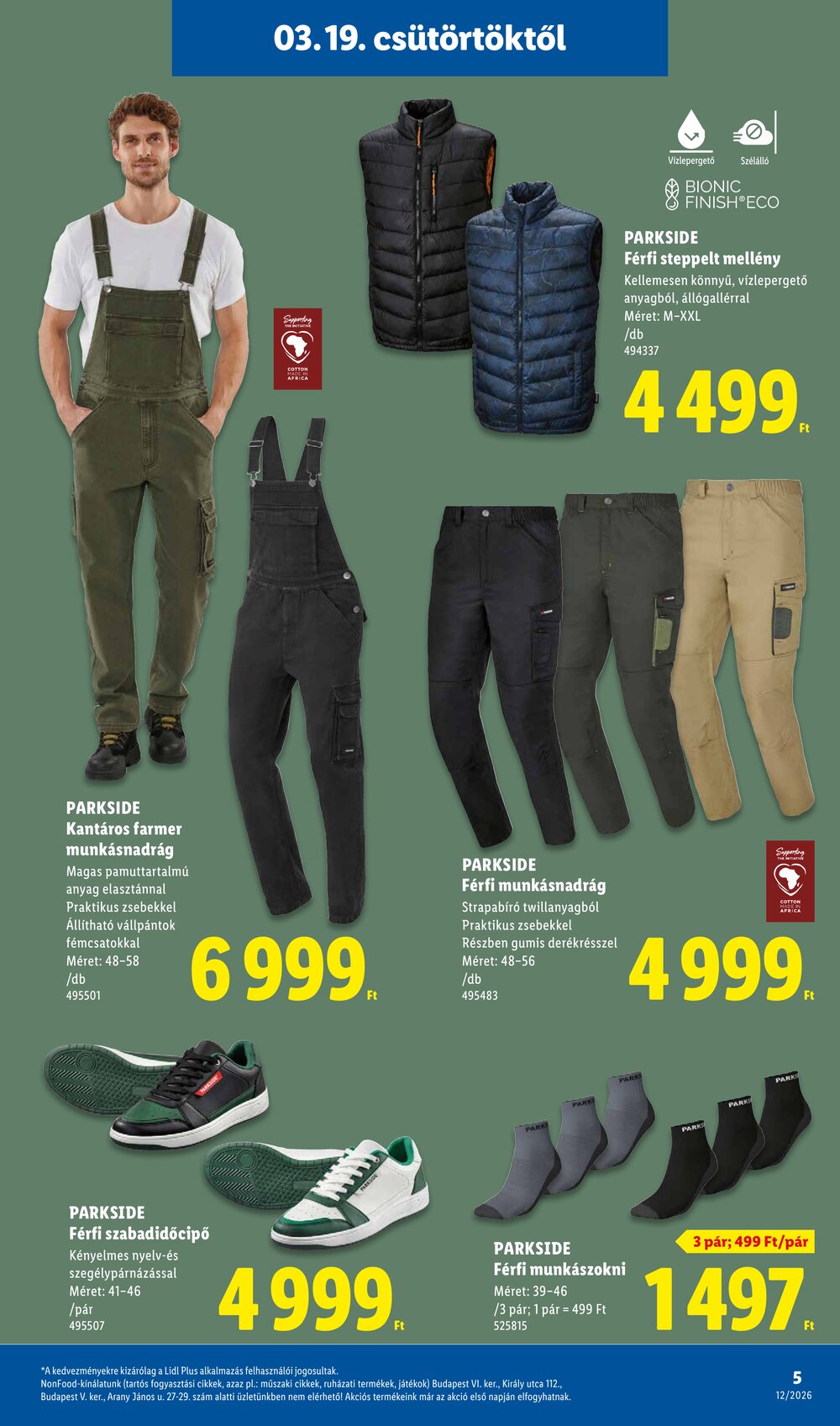 Lidl akciós újság 2026.03.19-től - 5. oldal.