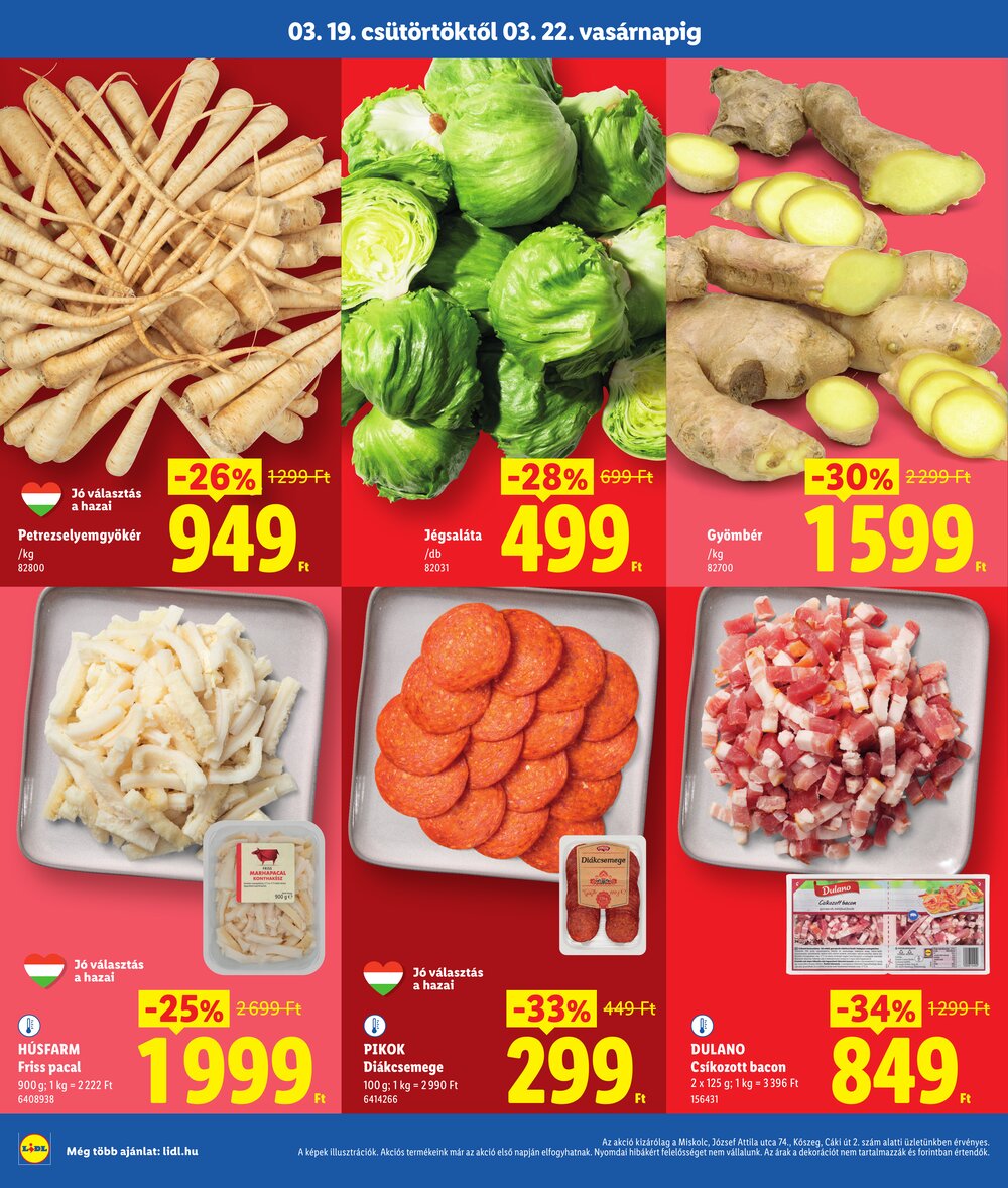 Lidl akciós újság 2026.03.19-től - 2. oldal.