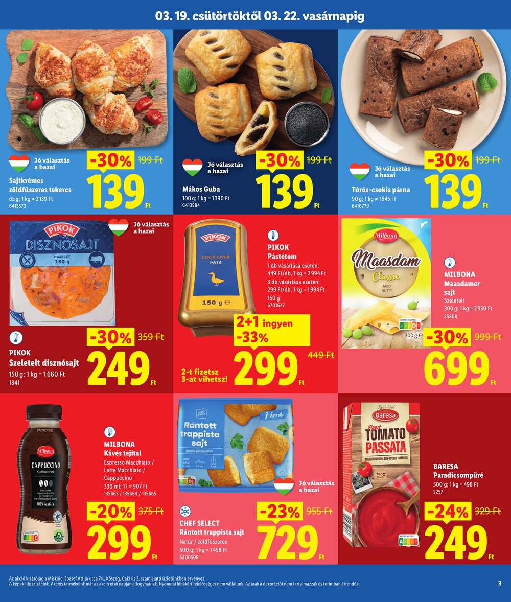 Lidl akciós újság 2026.03.19-től - 3. oldal.