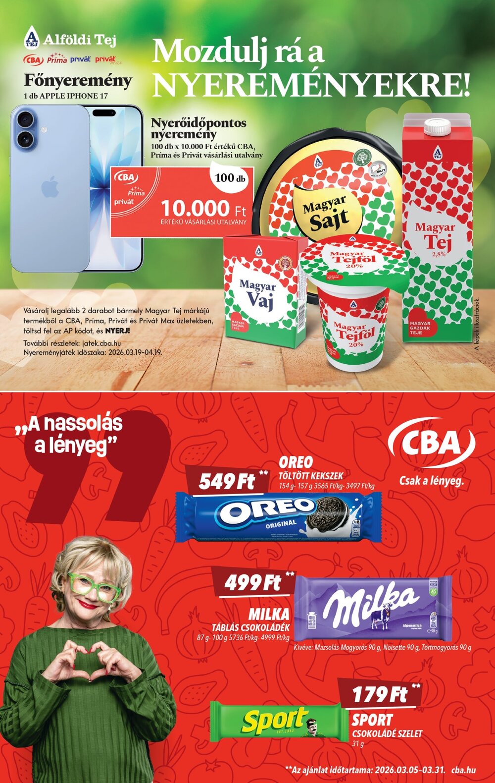 CBA akciós újság 2026.03.19-től - 3. oldal.