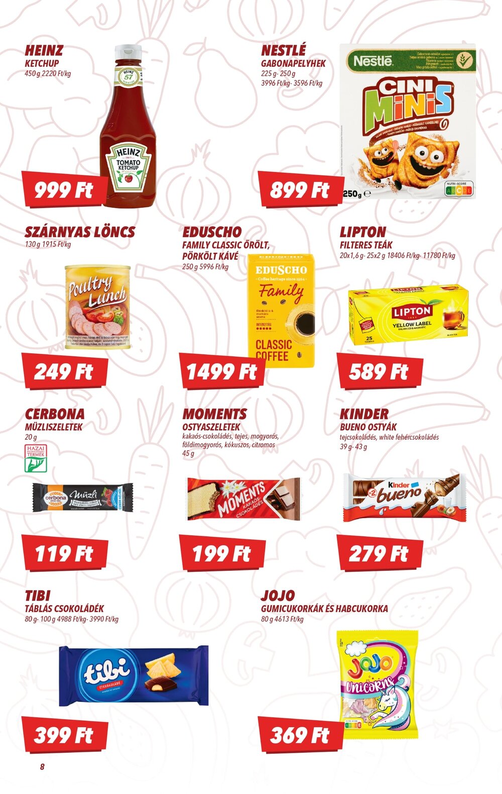 CBA akciós újság 2026.03.19-től - 8. oldal.