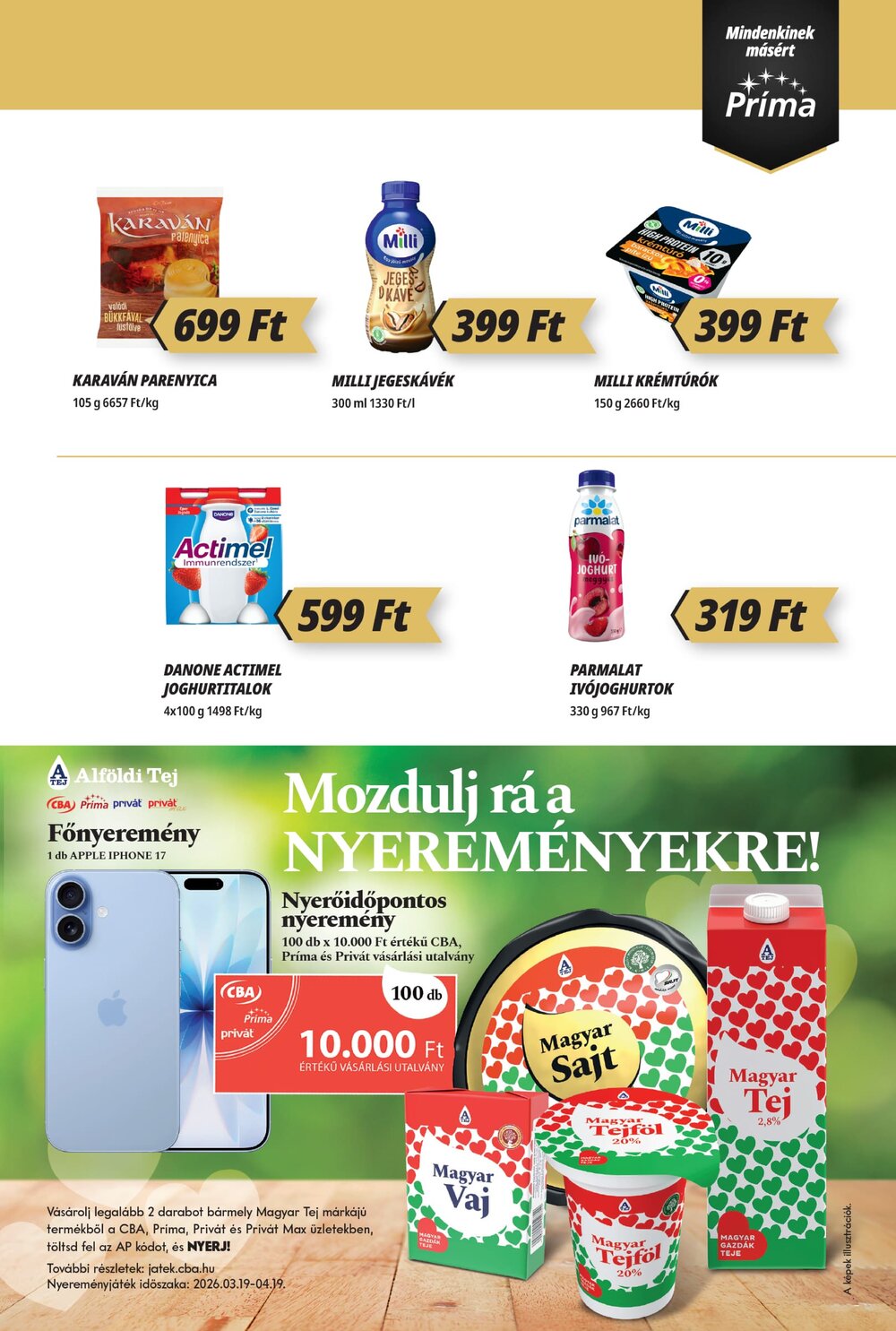 CBA akciós újság 2026.03.19-től - 3. oldal.
