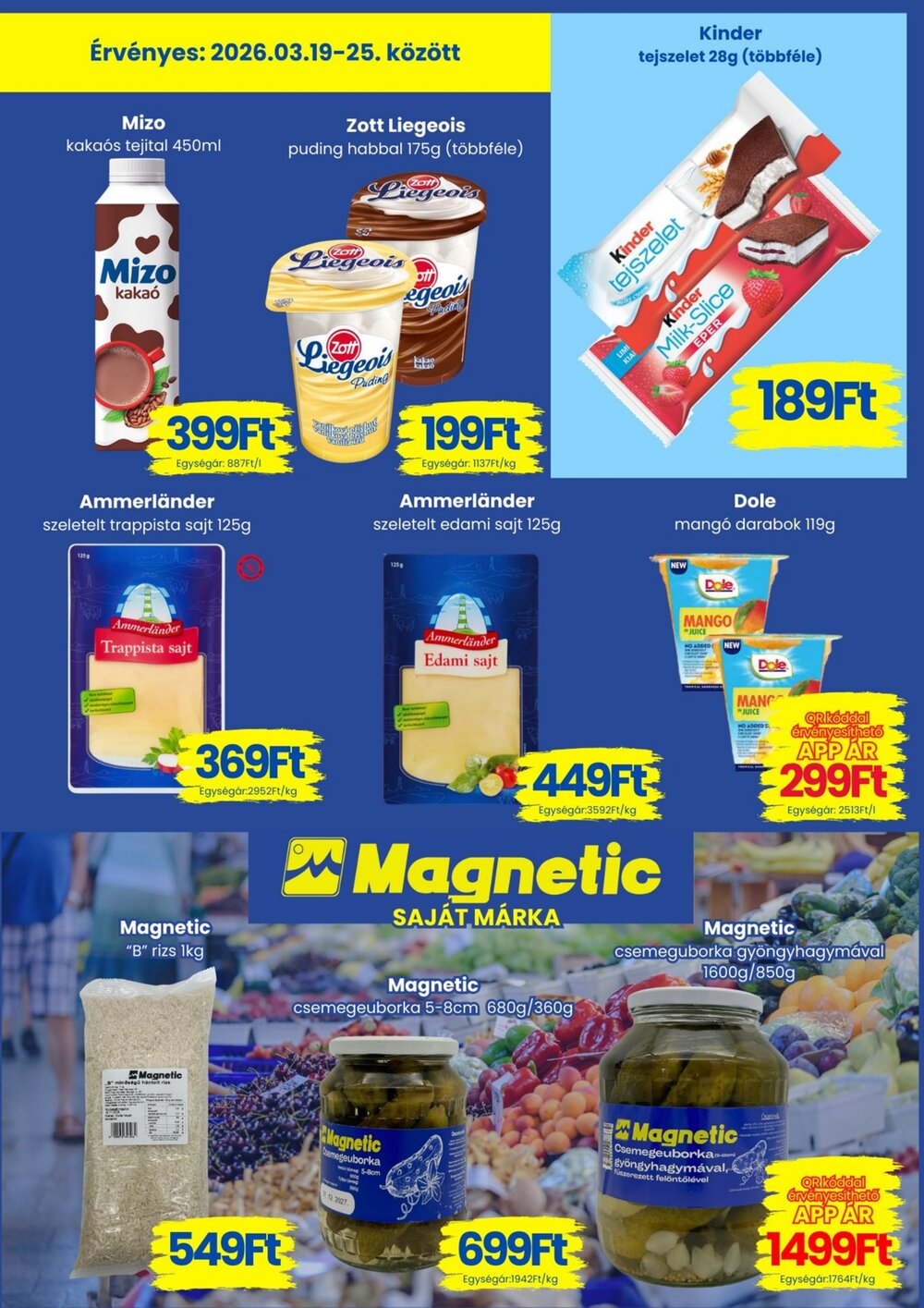 Magnetic áruházak akciós újság 2026.03.19-től - 2. oldal.