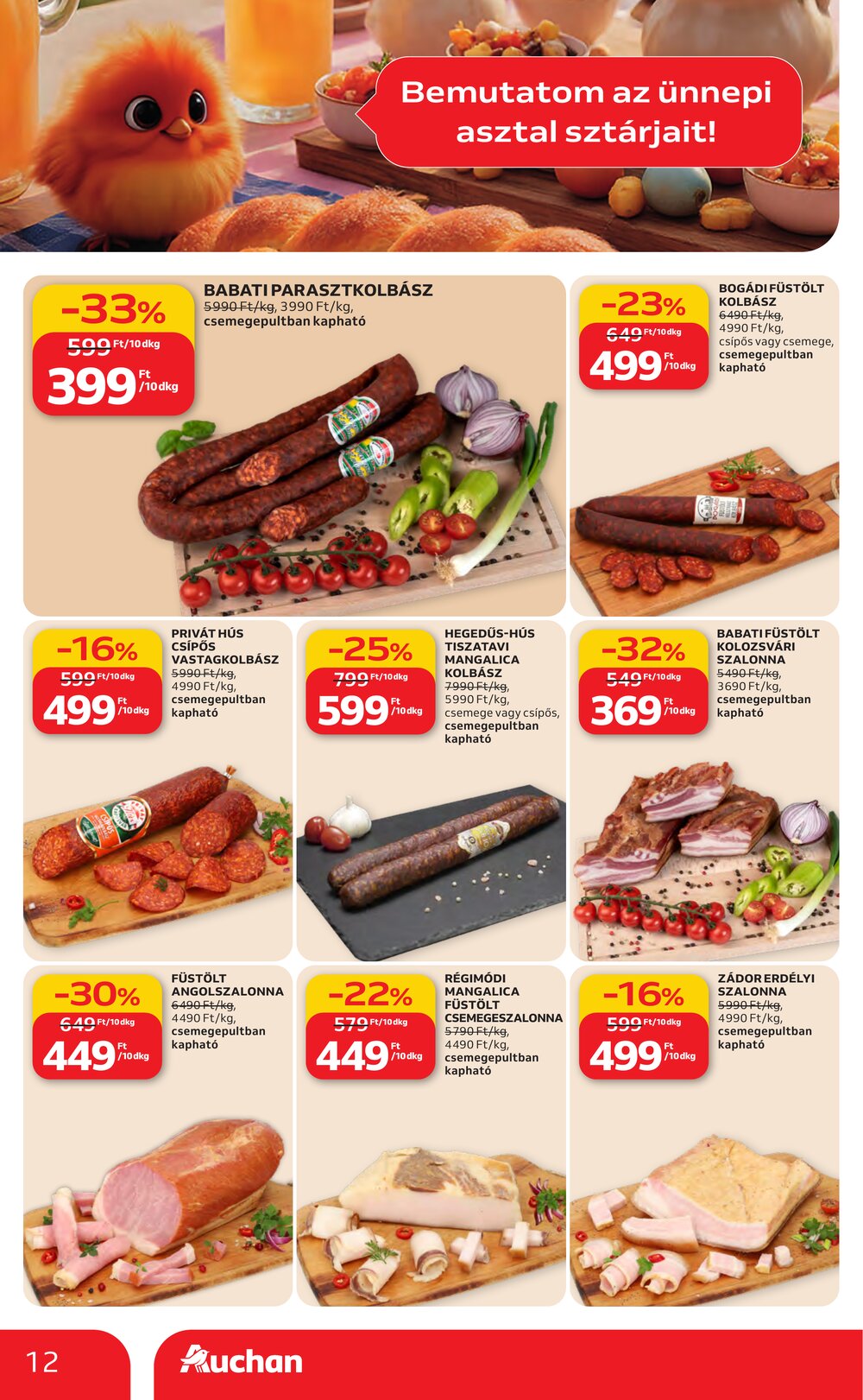 Auchan akciós újság 2026.03.19-től - 12. oldal.