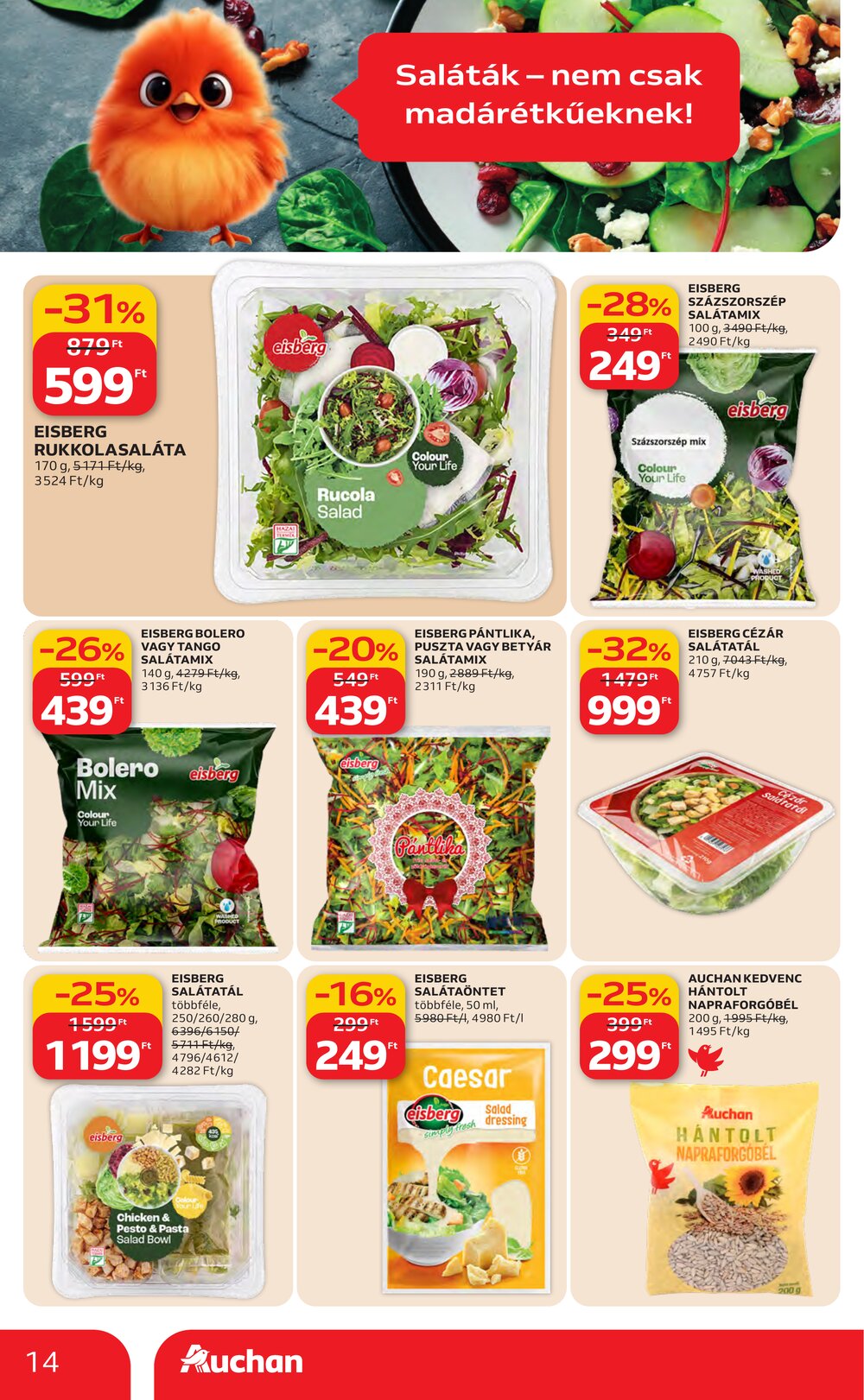 Auchan akciós újság 2026.03.19-től - 14. oldal.
