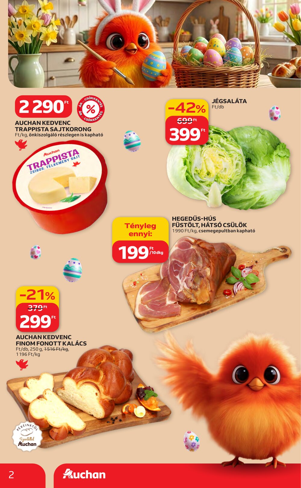 Auchan akciós újság 2026.03.19-től - 2. oldal.