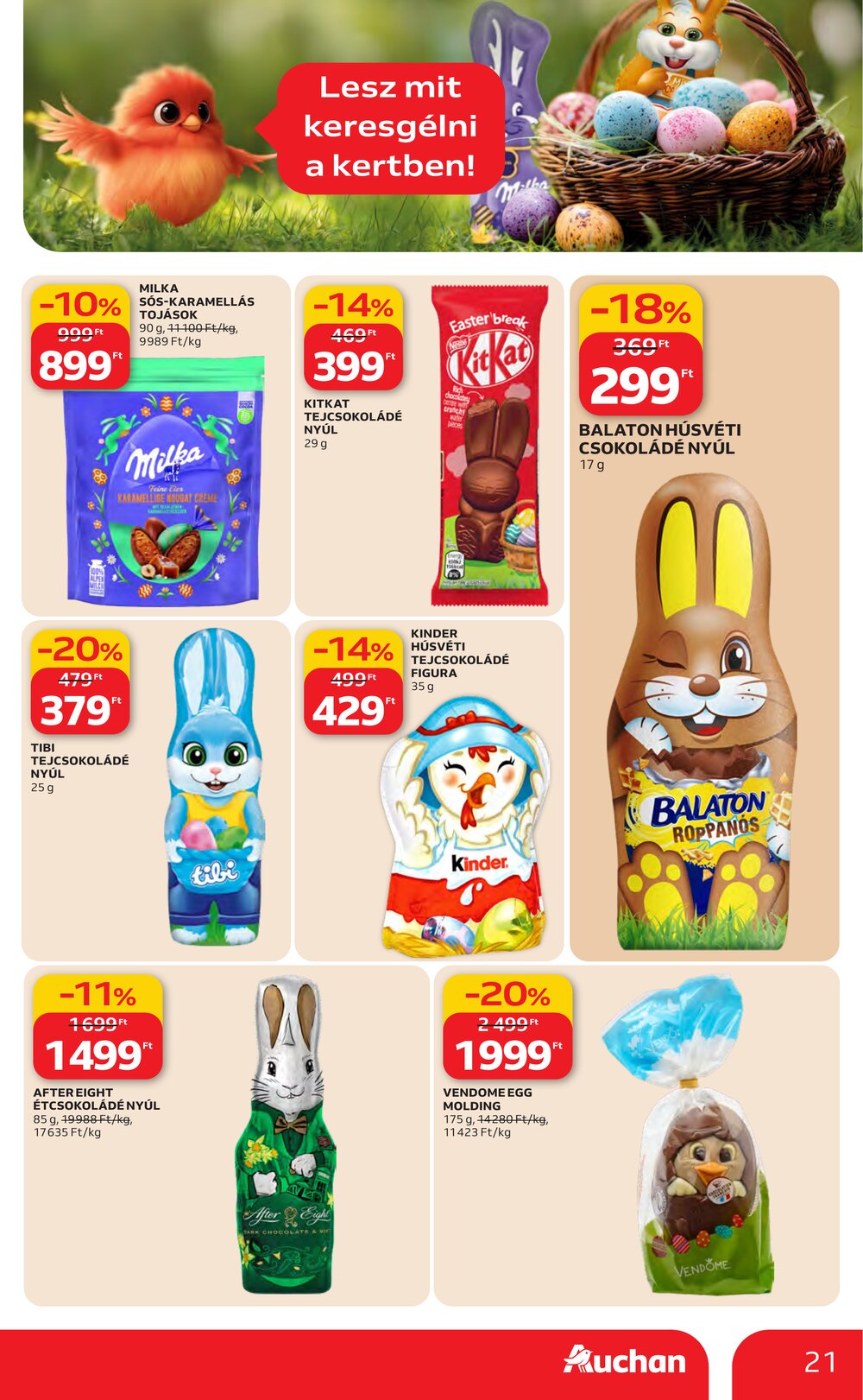 Auchan akciós újság 2026.03.19-től - 21. oldal.