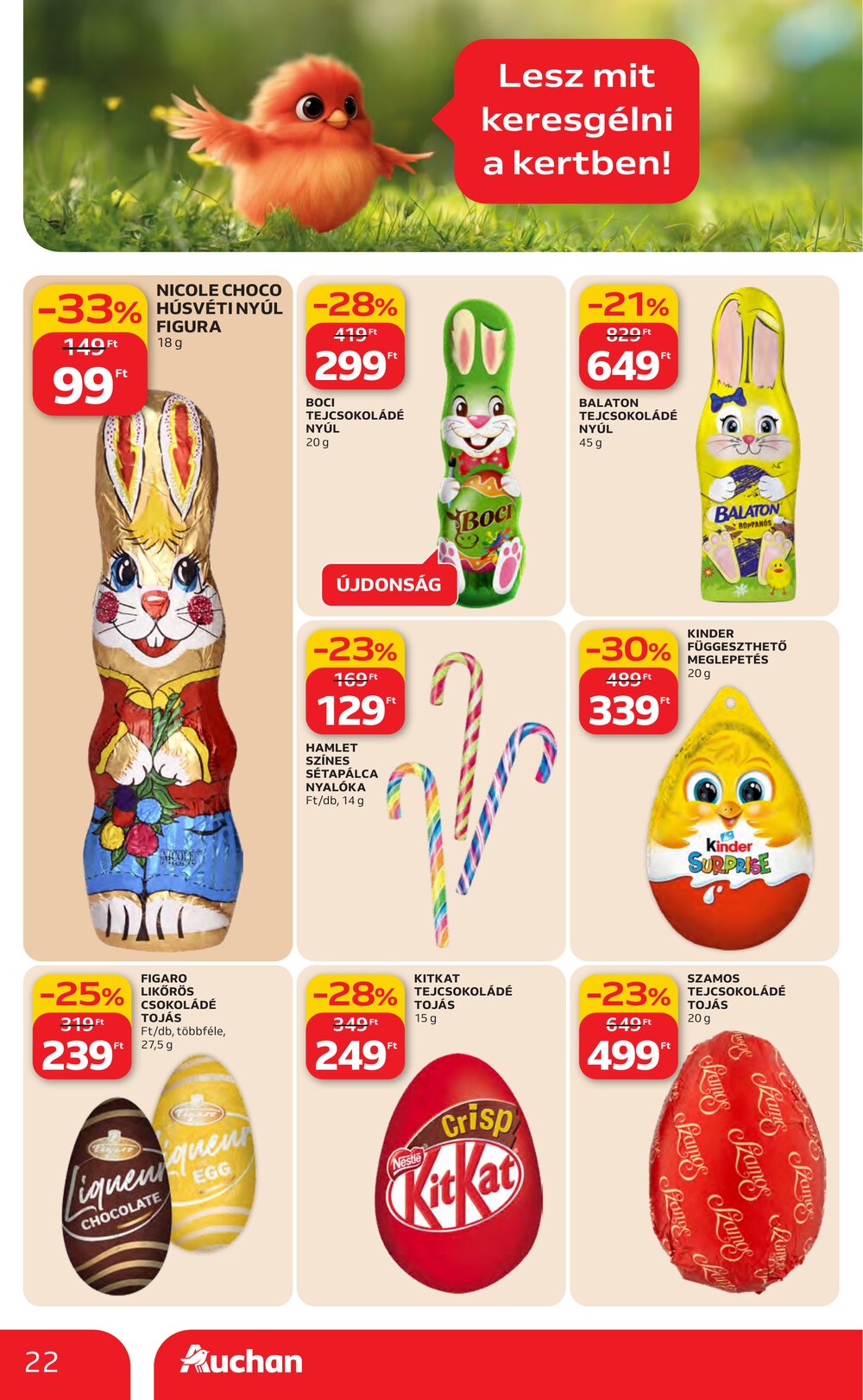 Auchan akciós újság 2026.03.19-től - 22. oldal.