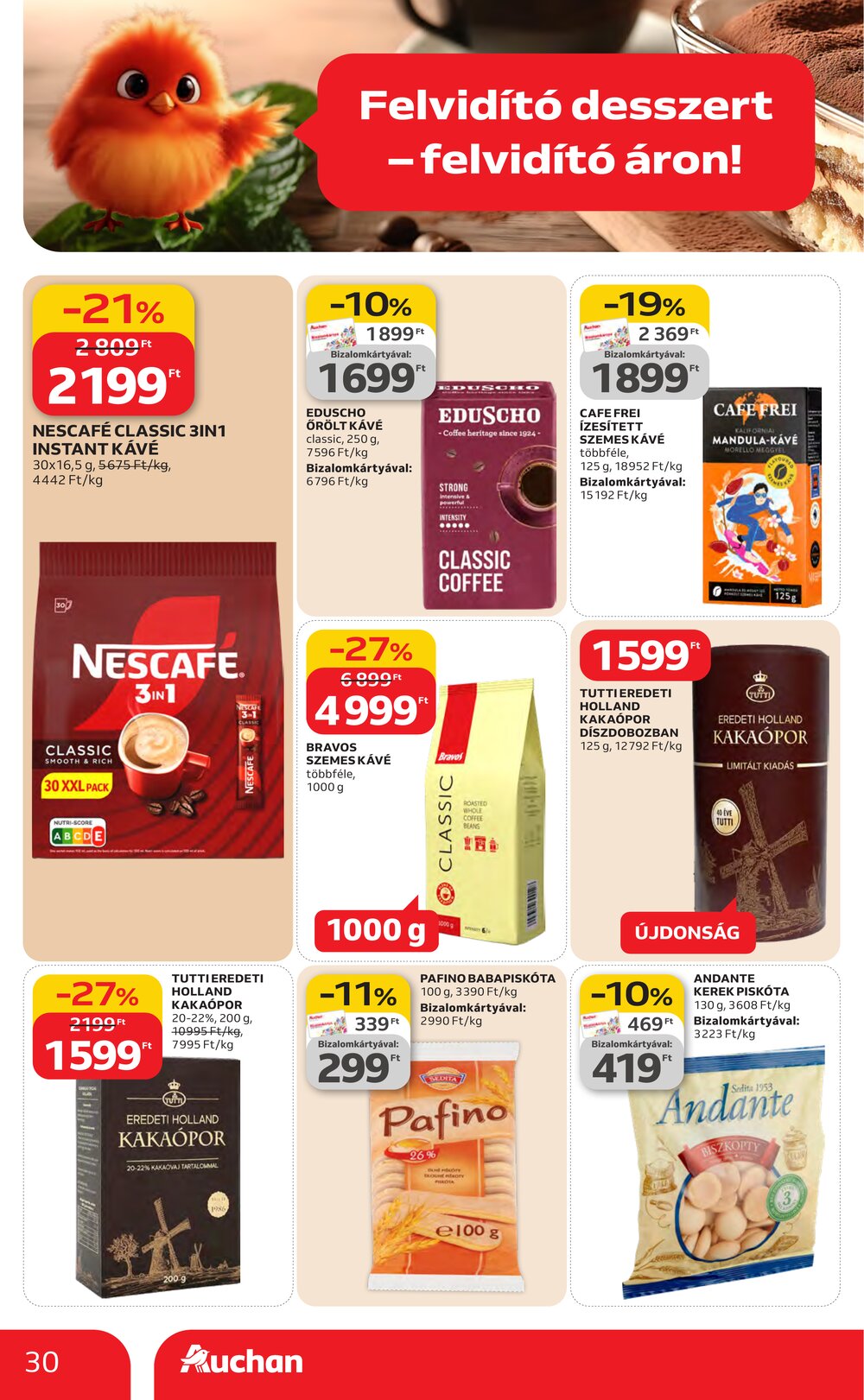 Auchan akciós újság 2026.03.19-től - 30. oldal.