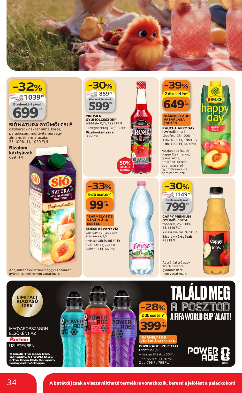 Auchan akciós újság 2026.03.19-től - 34. oldal.