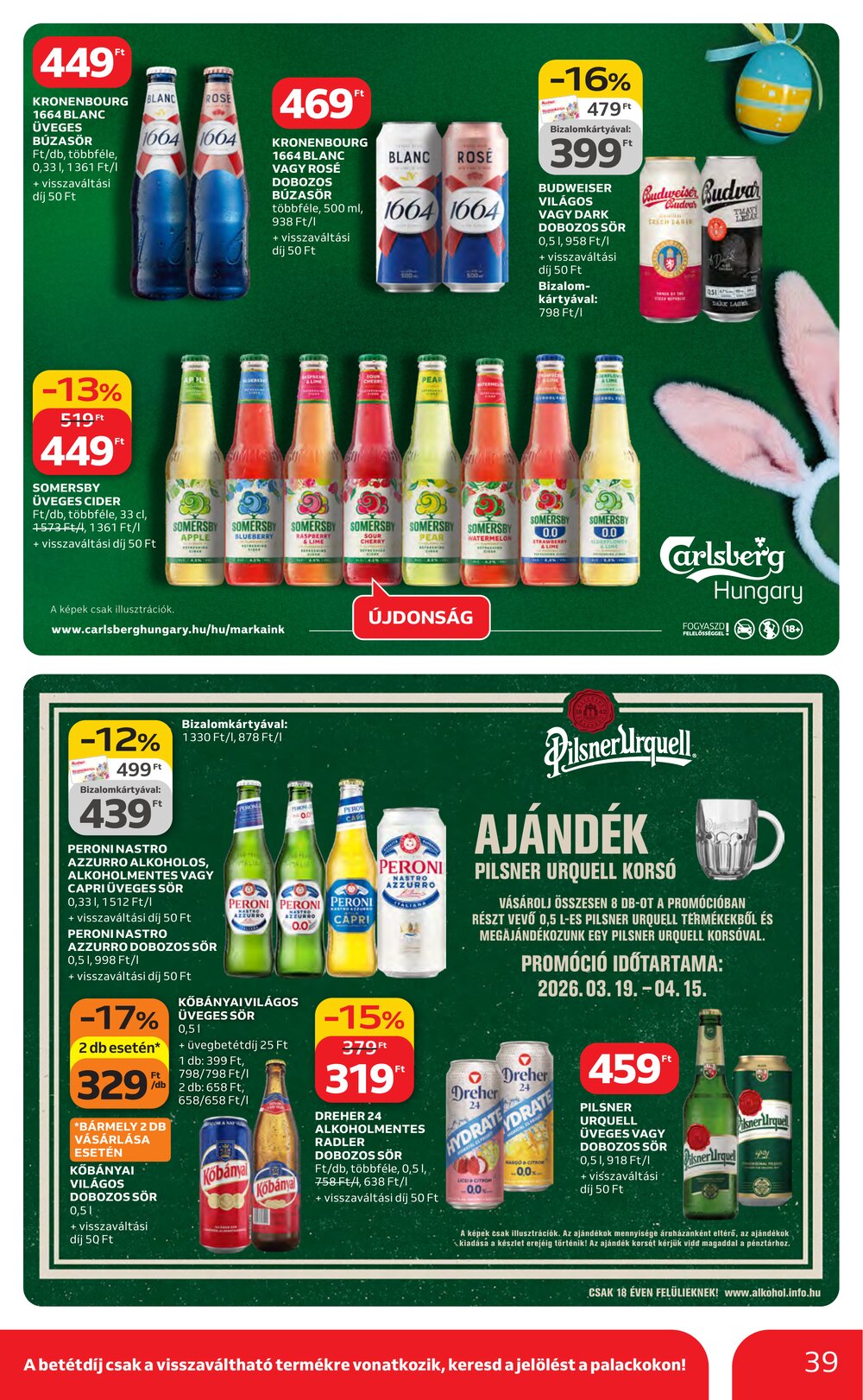 Auchan akciós újság 2026.03.19-től - 39. oldal.