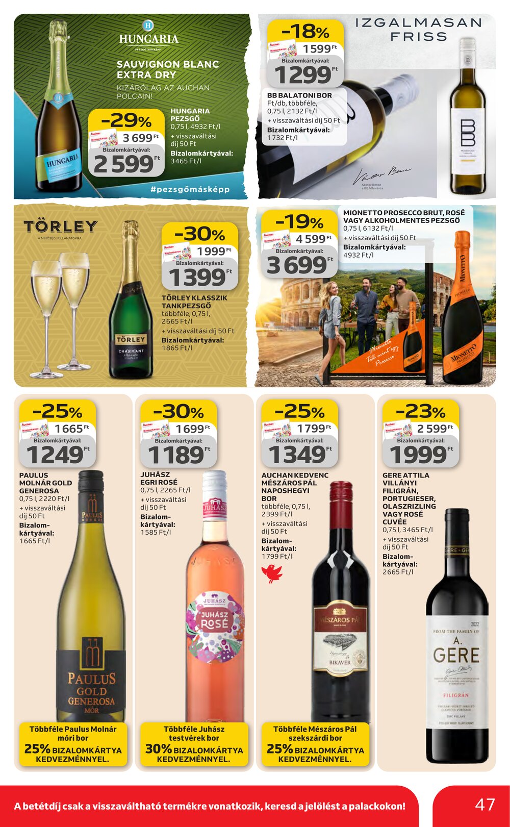 Auchan akciós újság 2026.03.19-től - 47. oldal.