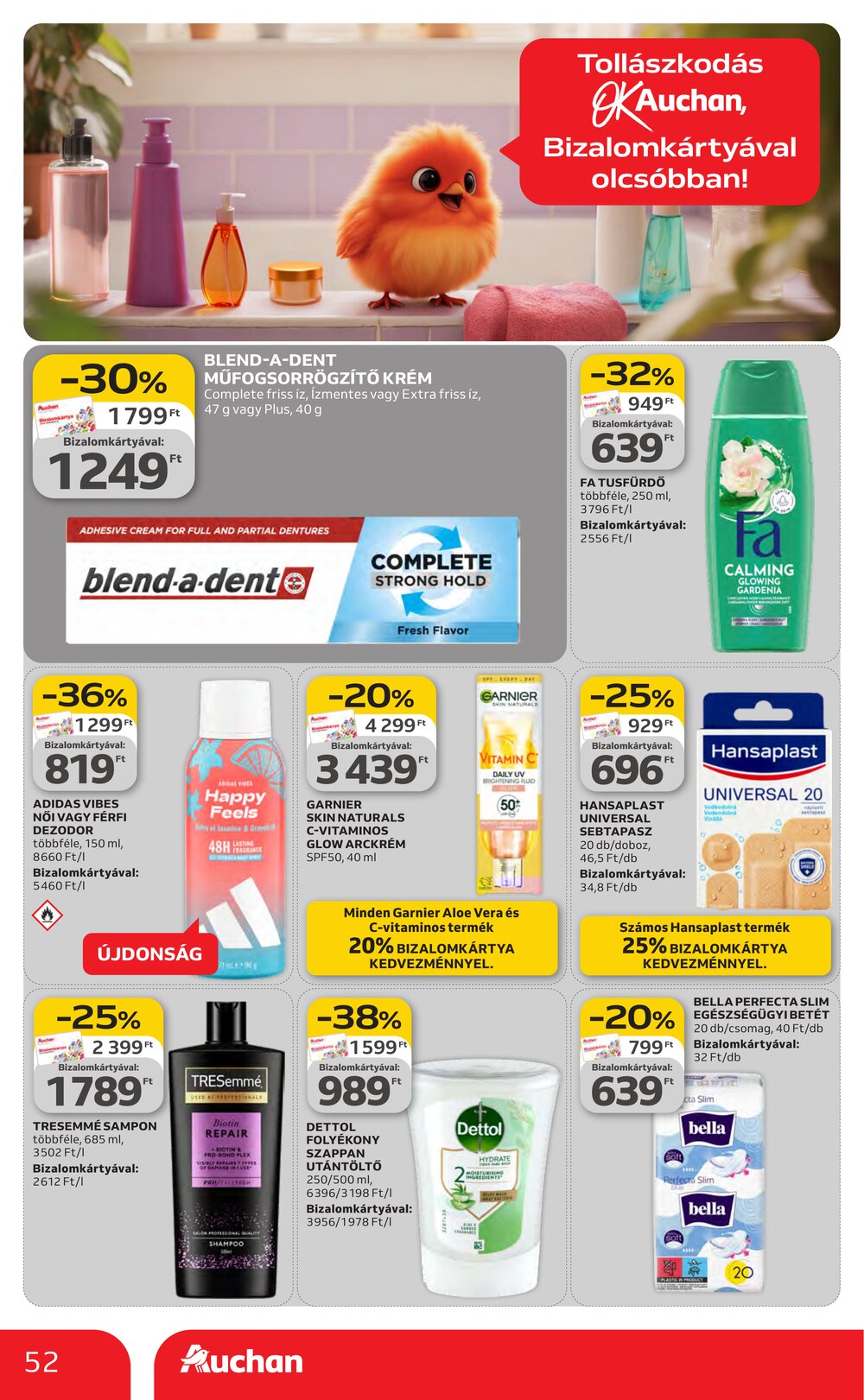 Auchan akciós újság 2026.03.19-től - 52. oldal.