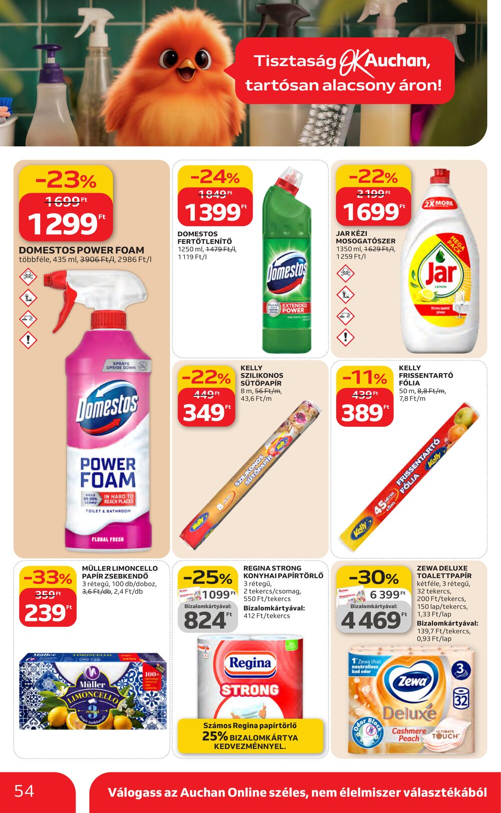 Auchan akciós újság 2026.03.19-től - 54. oldal.