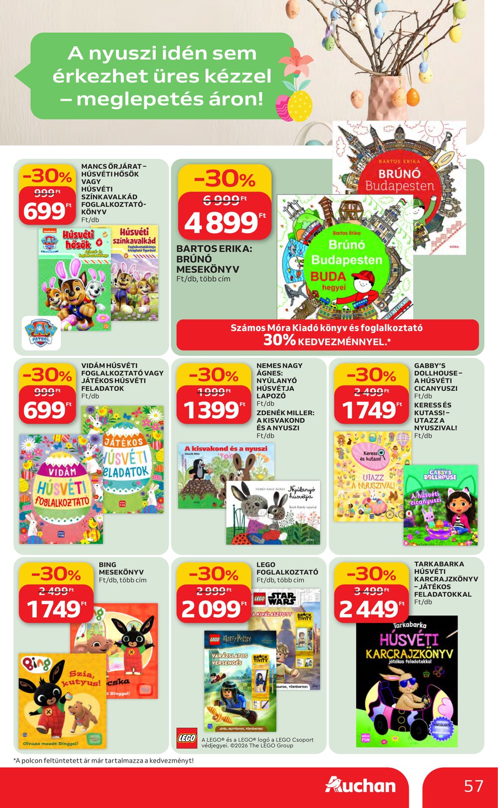 Auchan akciós újság 2026.03.19-től - 57. oldal.
