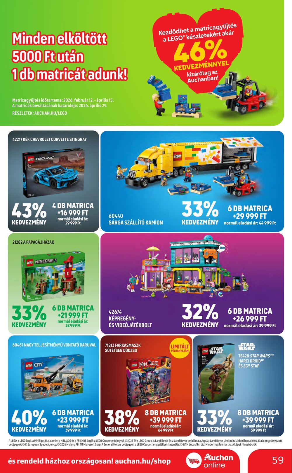 Auchan akciós újság 2026.03.19-től - 59. oldal.