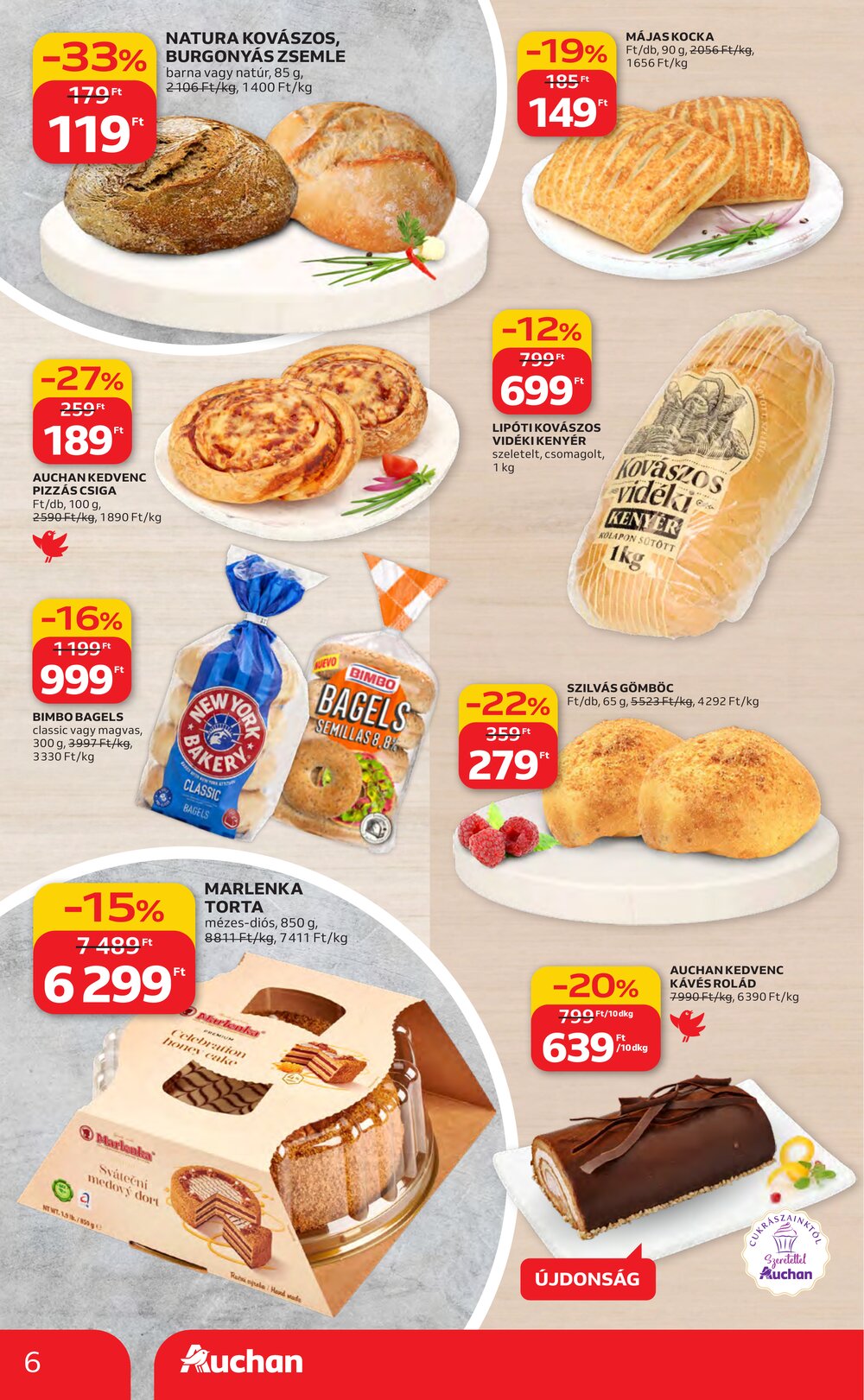 Auchan akciós újság 2026.03.19-től - 6. oldal.