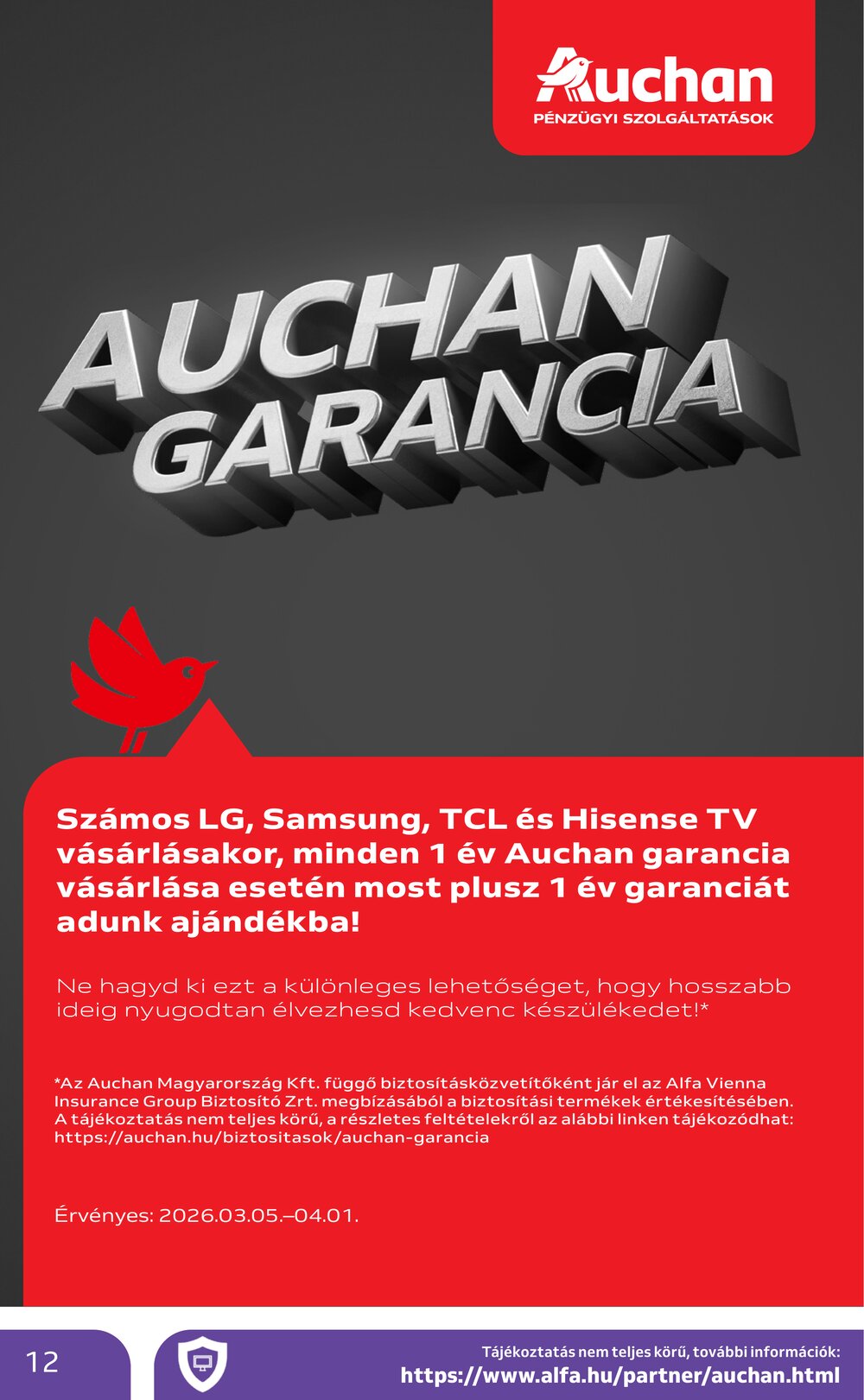 Auchan akciós újság 2026.03.19-től - 12. oldal.