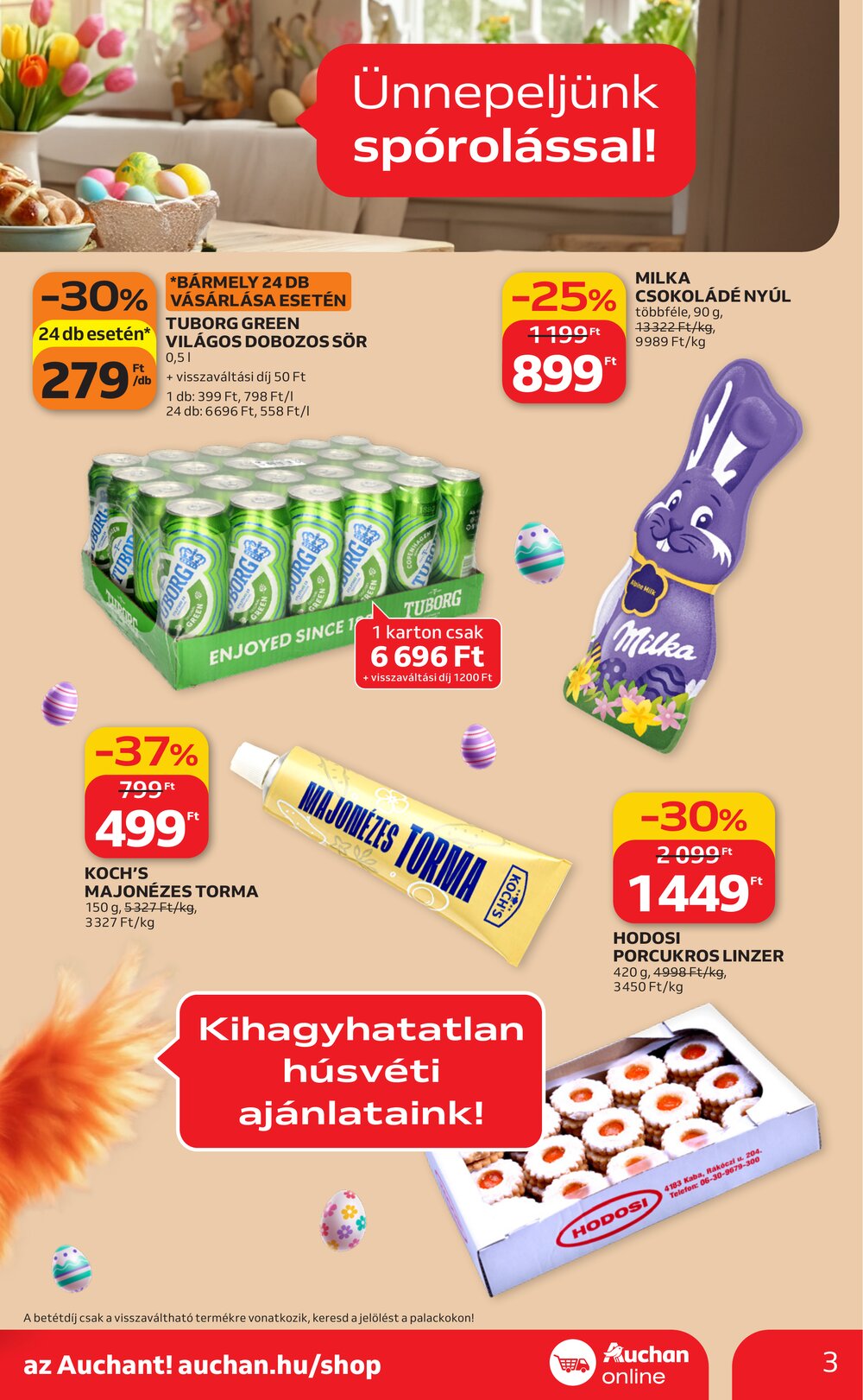 Auchan akciós újság 2026.03.19-től - 3. oldal.