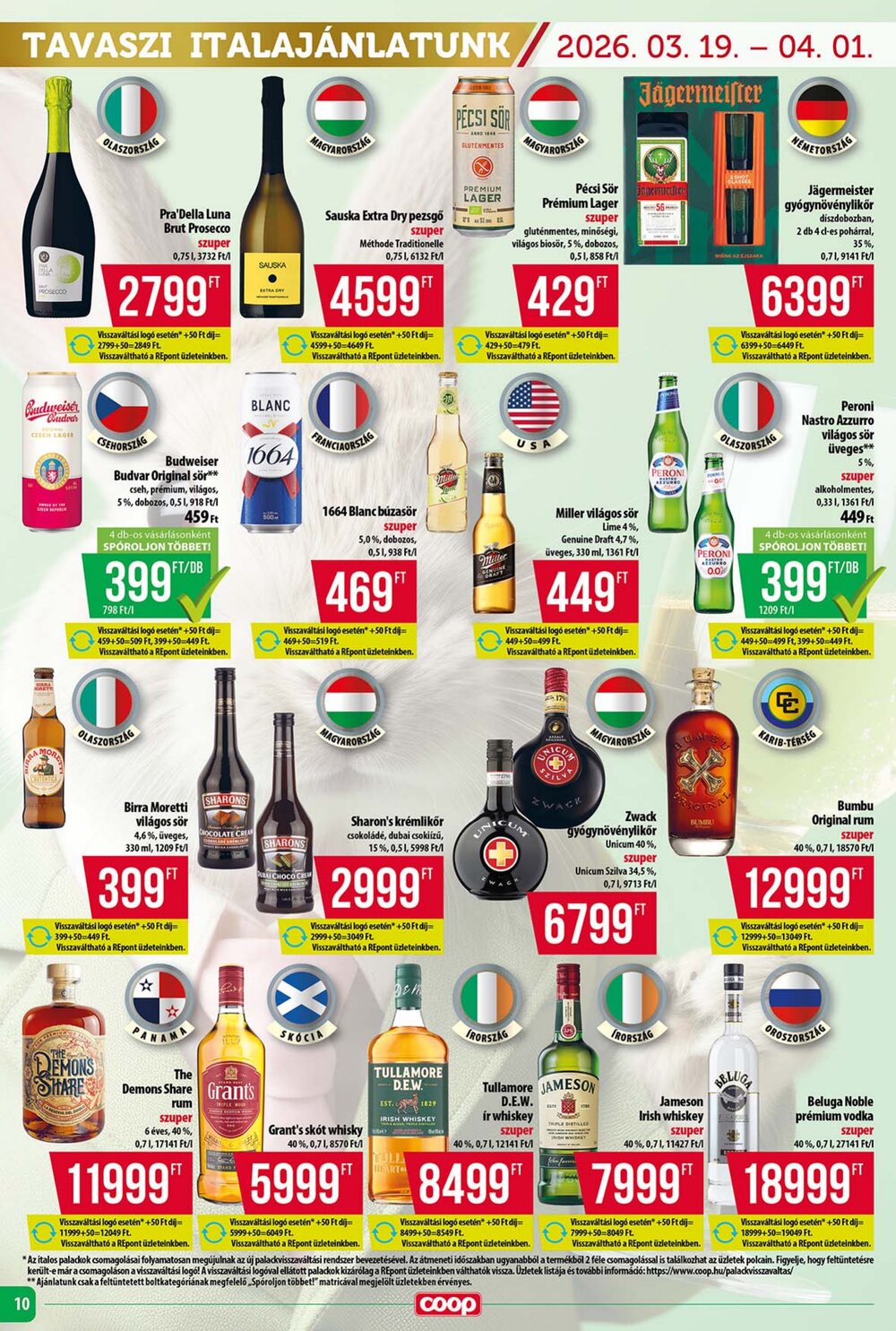 Coop akciós újság 2026.03.19-től - 10. oldal.