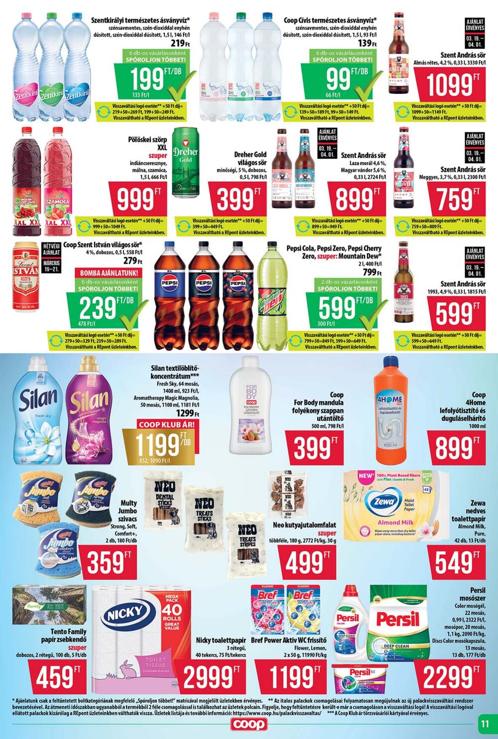 Coop akciós újság 2026.03.19-től - 11. oldal.