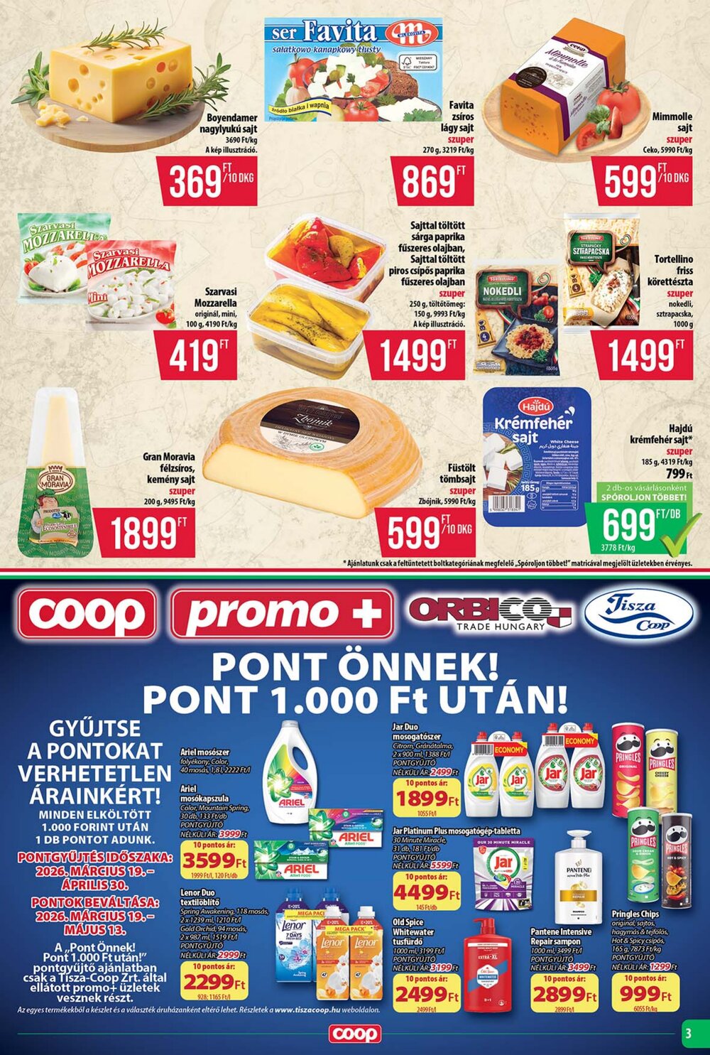 Coop akciós újság 2026.03.19-től - 3. oldal.