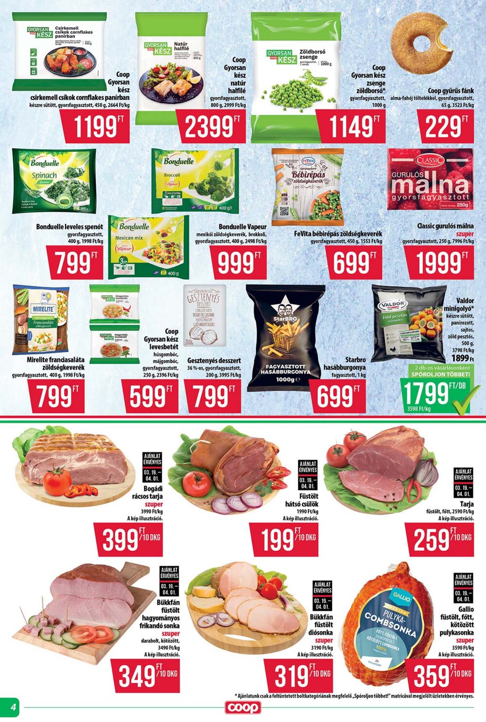 Coop akciós újság 2026.03.19-től - 4. oldal.