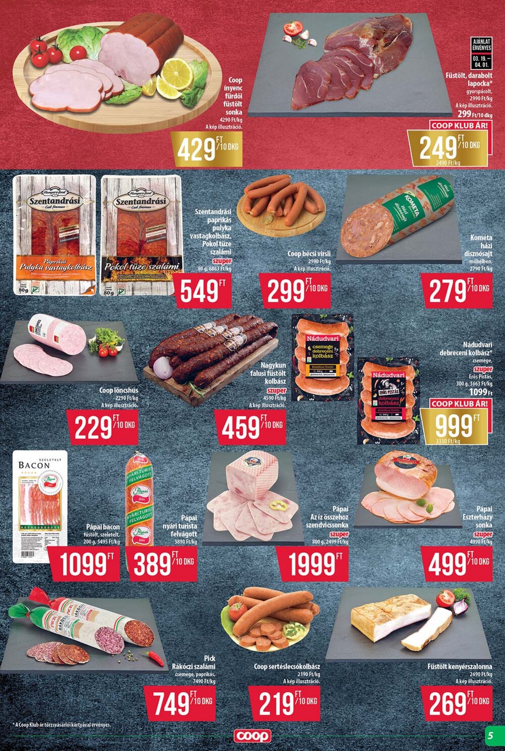 Coop akciós újság 2026.03.19-től - 5. oldal.