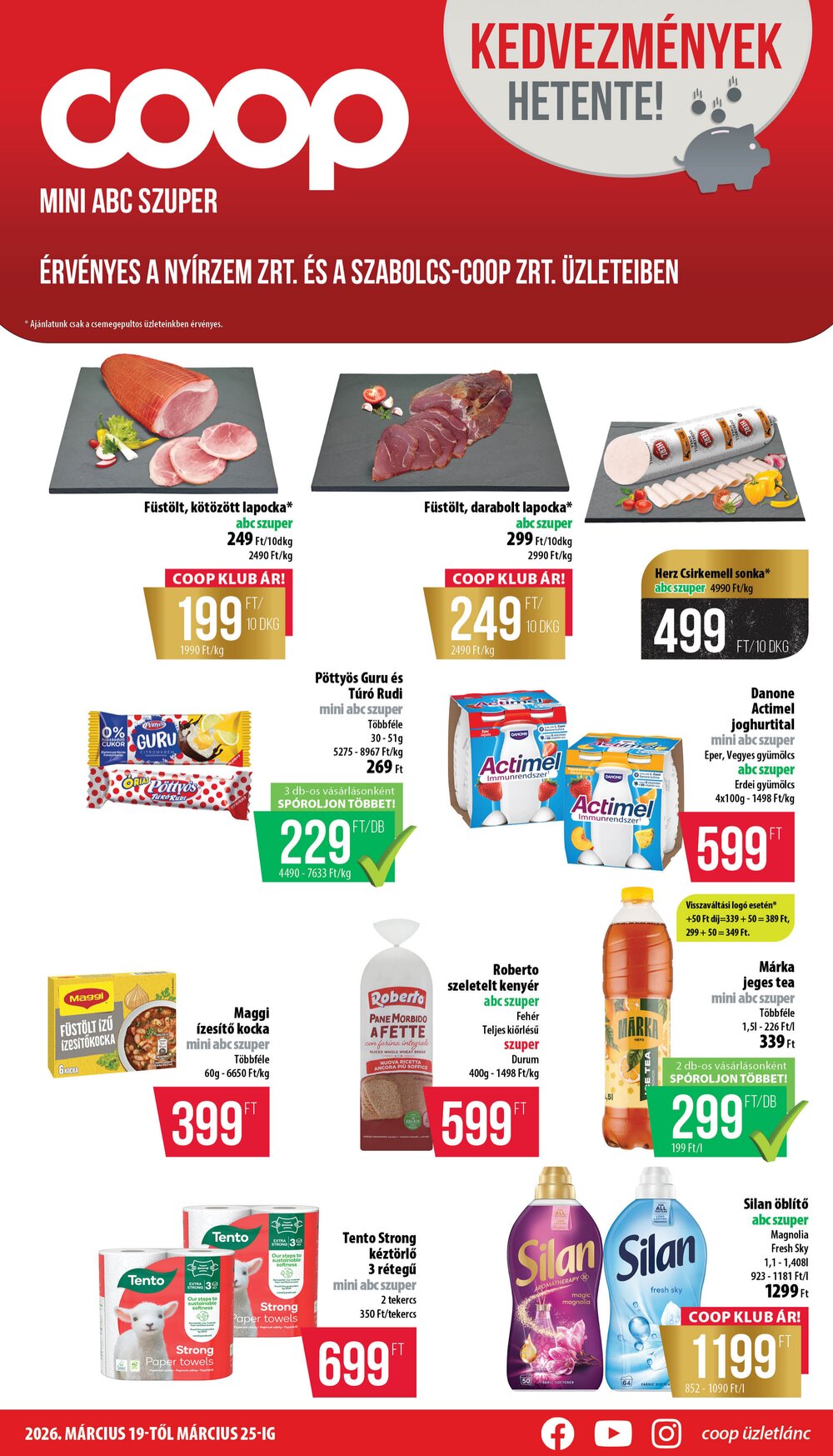 Coop akciós újság 2026.03.19-től - 1. oldal.