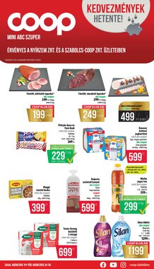 Coop akciós újság 2026.03.19-től