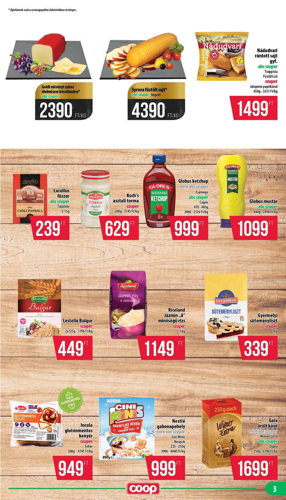 Coop akciós újság 2026.03.19-től - 3. oldal.