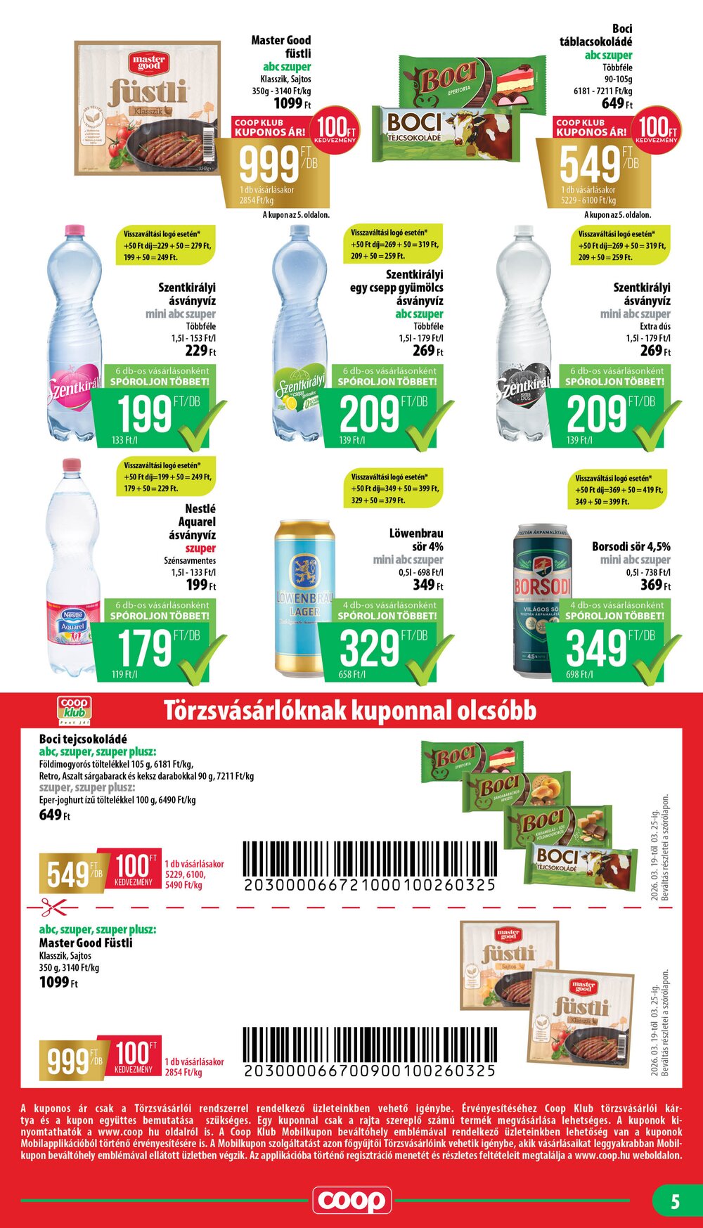Coop akciós újság 2026.03.19-től - 5. oldal.
