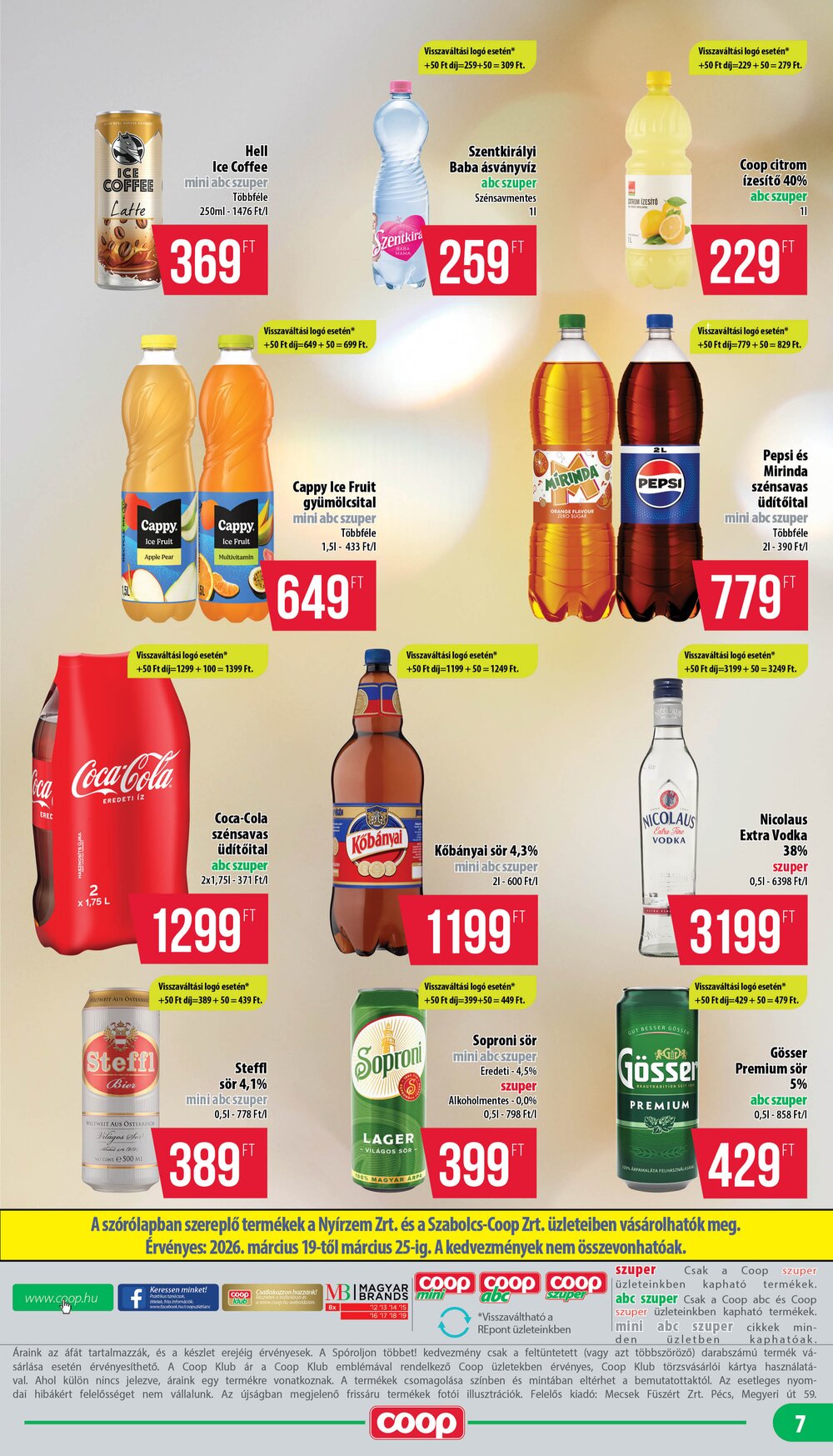 Coop akciós újság 2026.03.19-től - 7. oldal.
