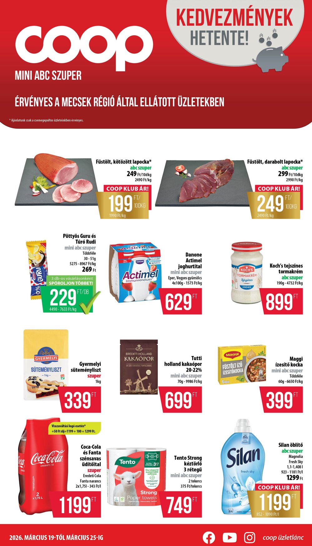 Coop akciós újság 2026.03.19-től - 1. oldal.