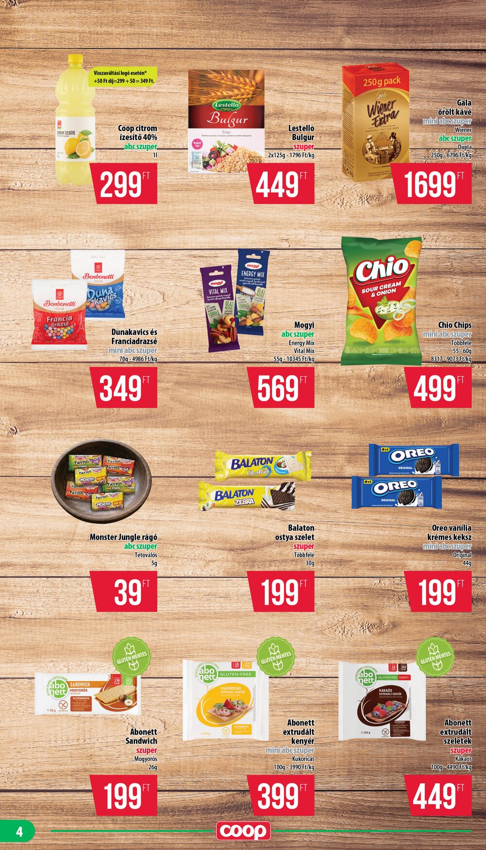 Coop akciós újság 2026.03.19-től - 4. oldal.