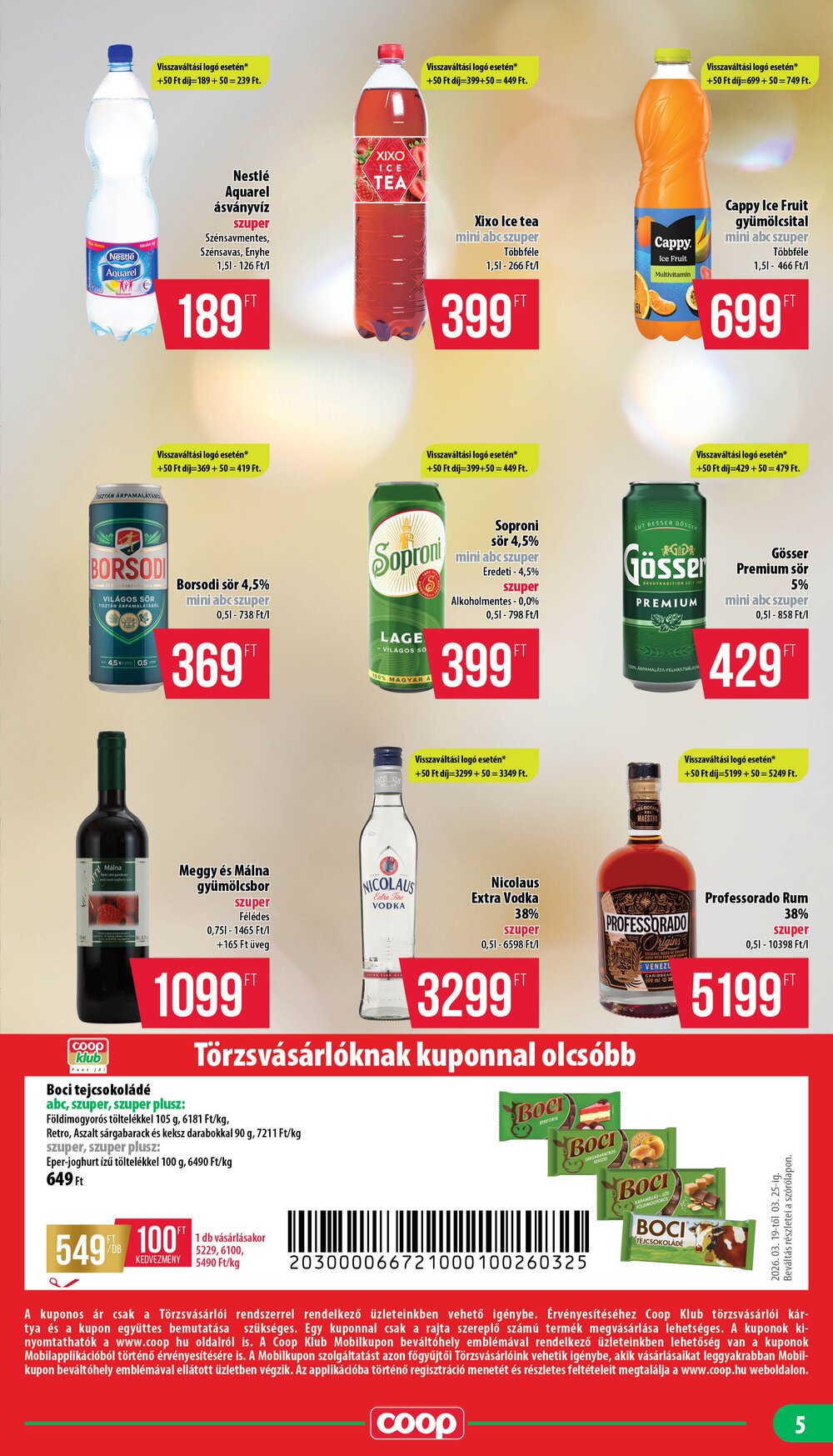 Coop akciós újság 2026.03.19-től - 5. oldal.