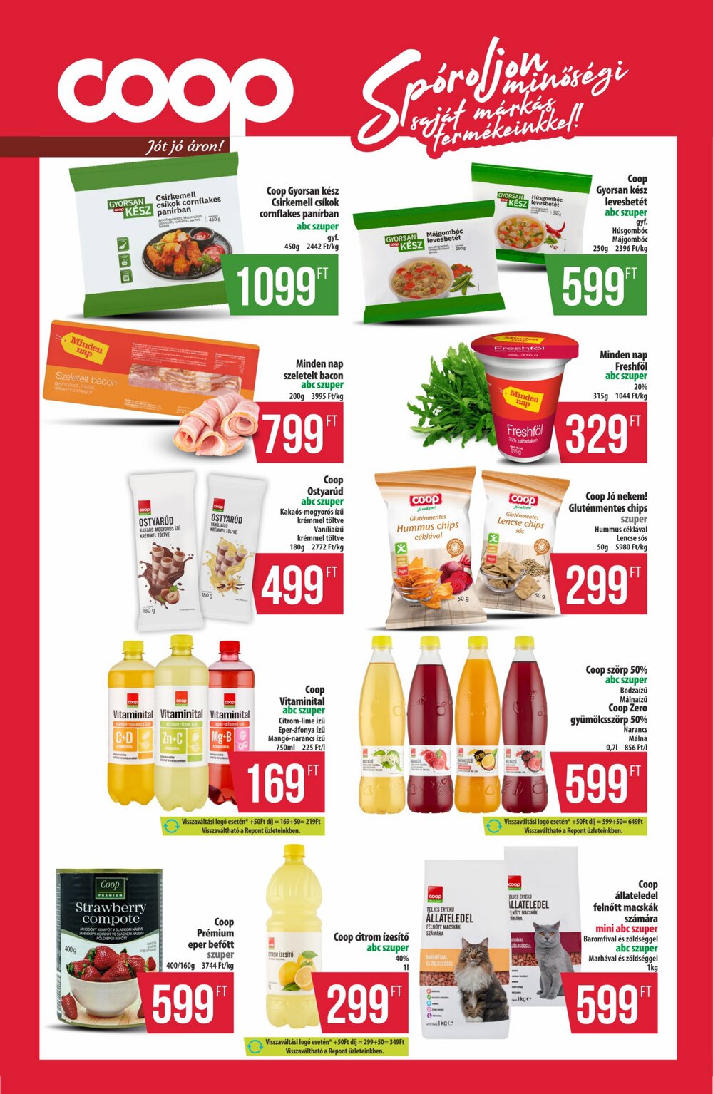 Coop akciós újság 2026.03.19-től - 10. oldal.