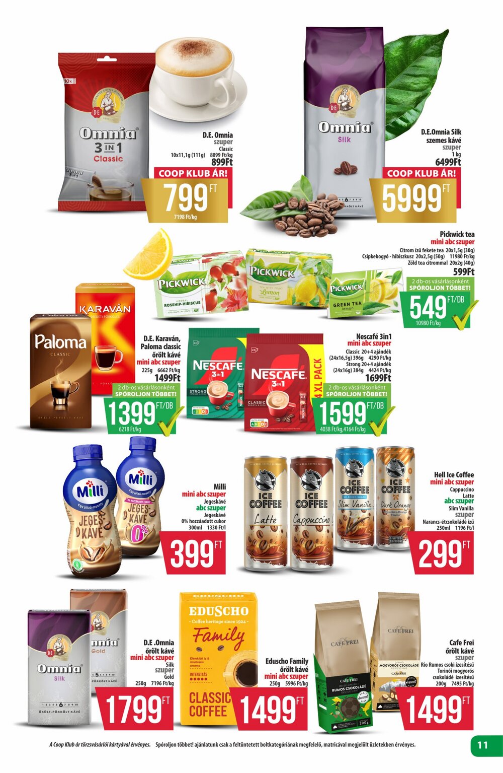 Coop akciós újság 2026.03.19-től - 11. oldal.
