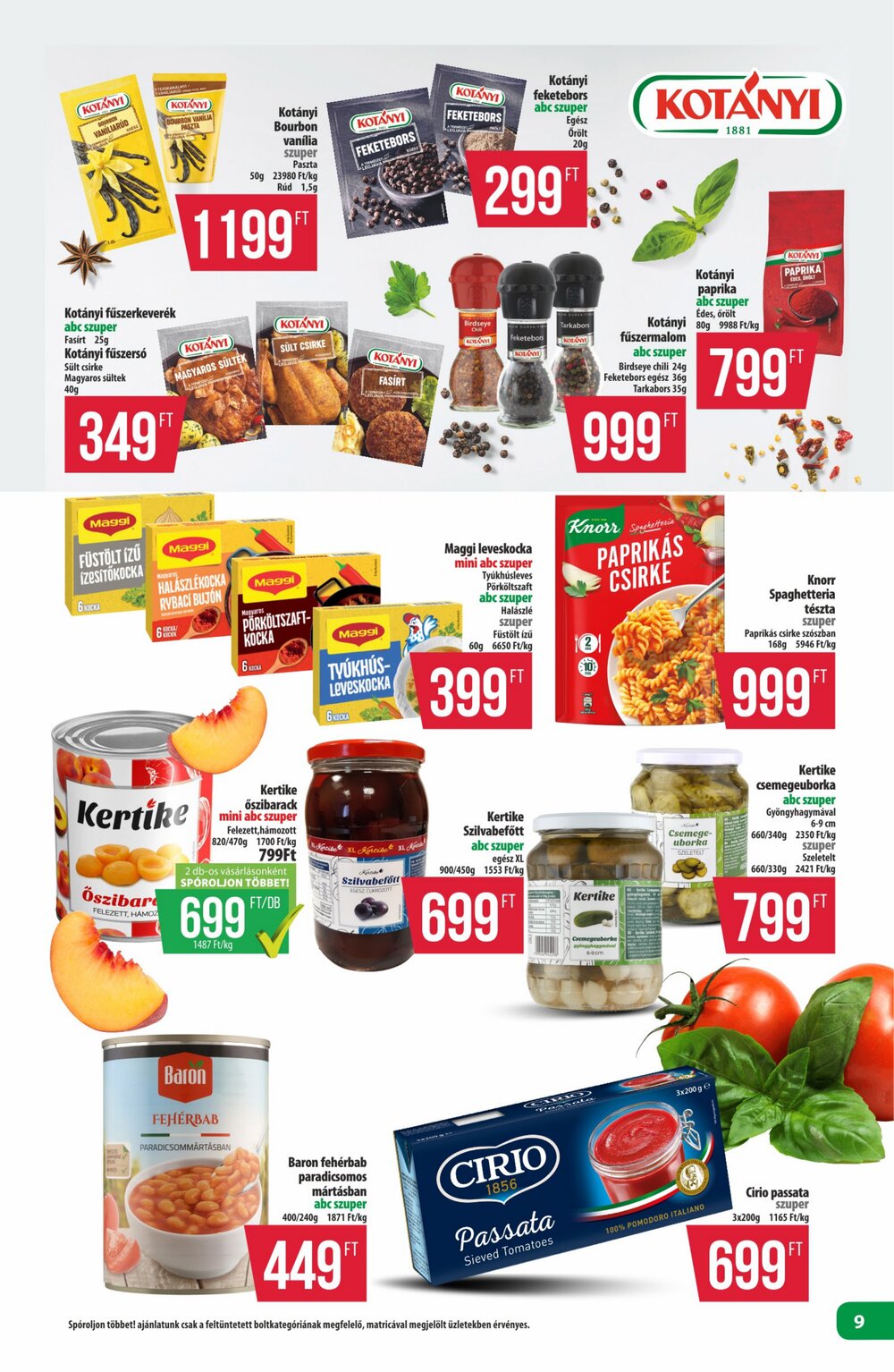 Coop akciós újság 2026.03.19-től - 9. oldal.