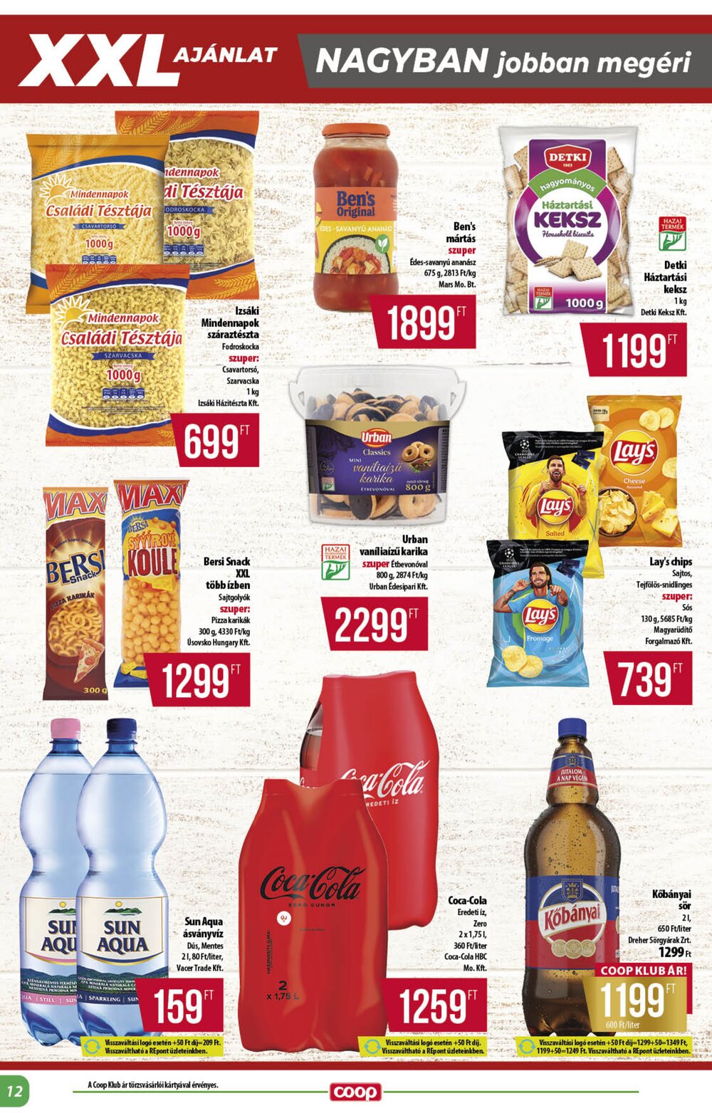 Coop akciós újság 2026.03.19-től - 12. oldal.