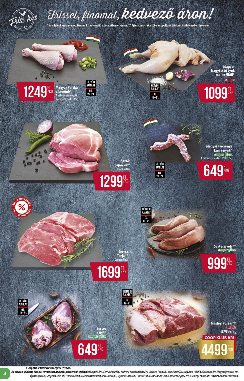 Coop akciós újság 2026.03.19-től - 4. oldal.
