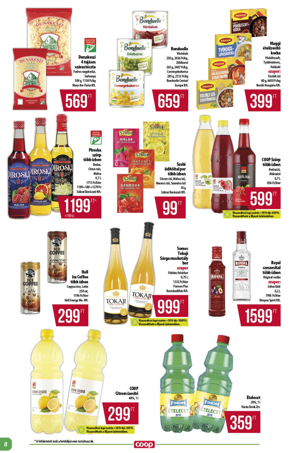 Coop akciós újság 2026.03.19-től - 8. oldal.