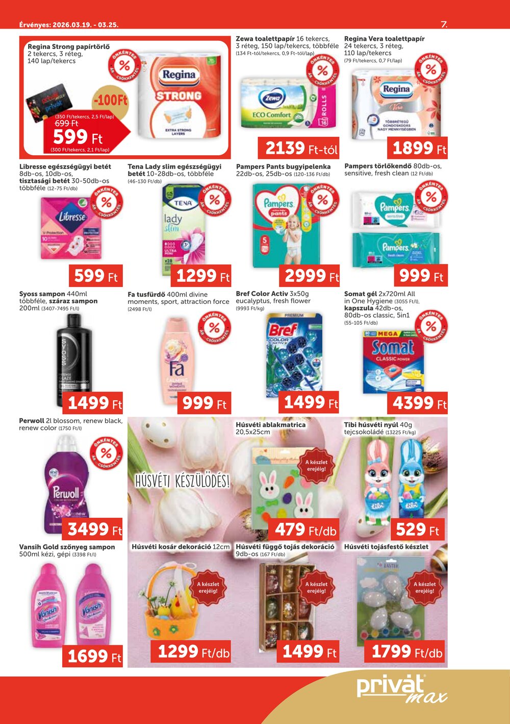 Privát akciós újság 2026.03.19-től - 7. oldal.