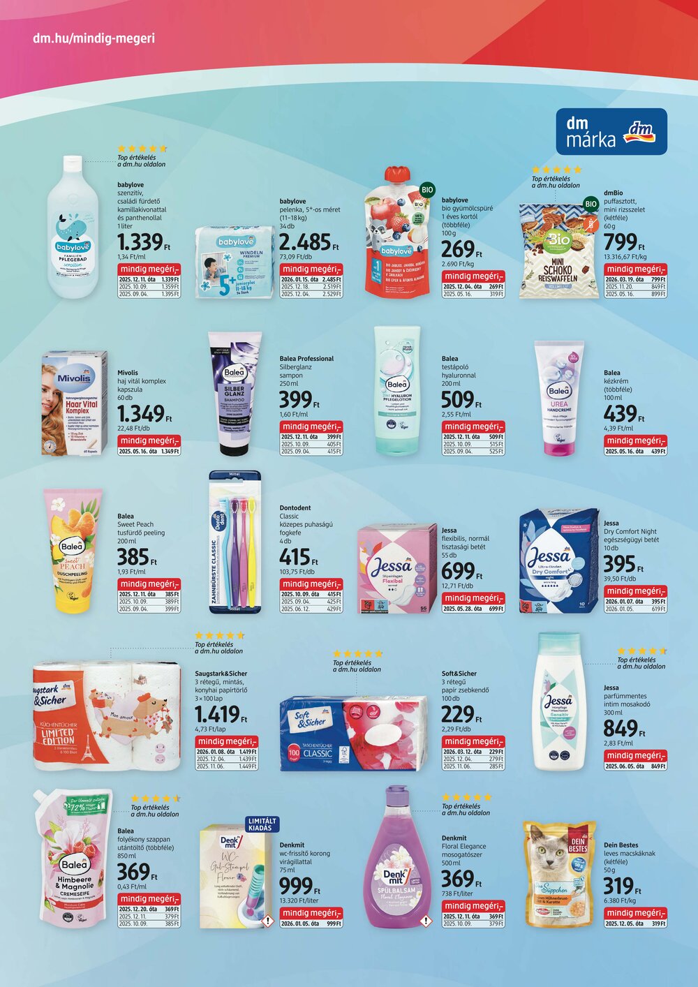 DM drogéria akciós újság 2026.03.19-től - 2. oldal.