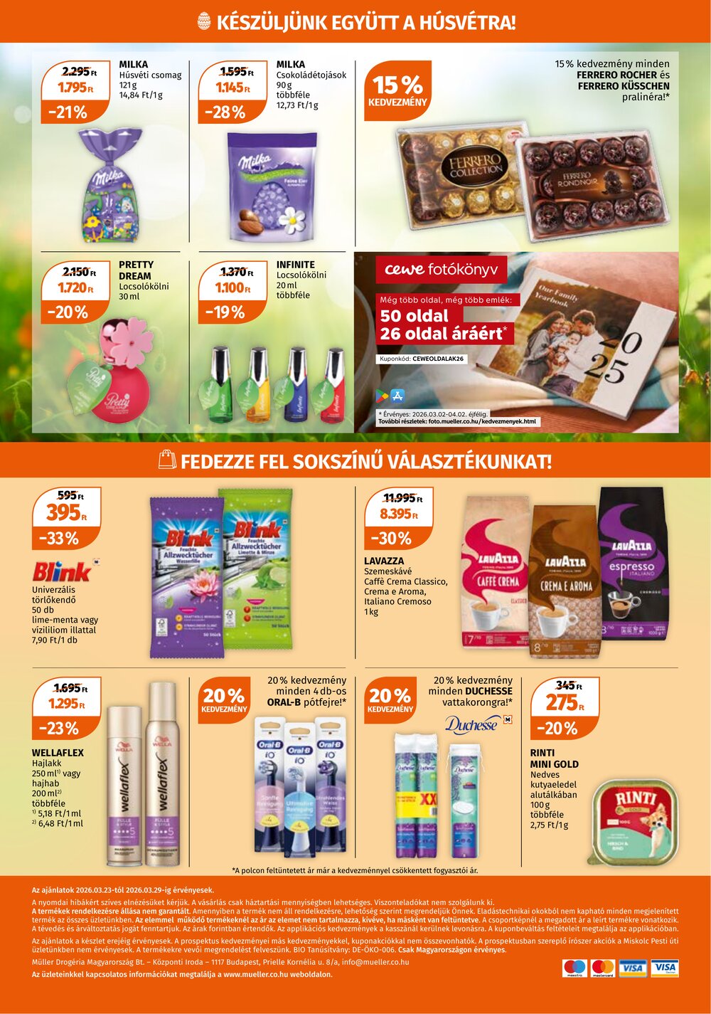Müller drogéria akciós újság 2026.03.23-tól - 12. oldal.