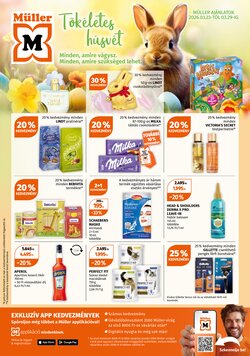 Müller drogéria akciós újság 2026.03.23-tól