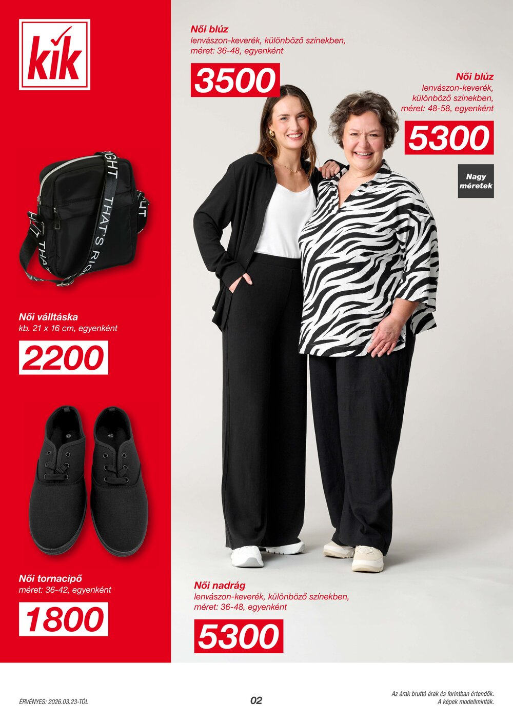 KIK akciós újság 2026.03.23-tól - 2. oldal.