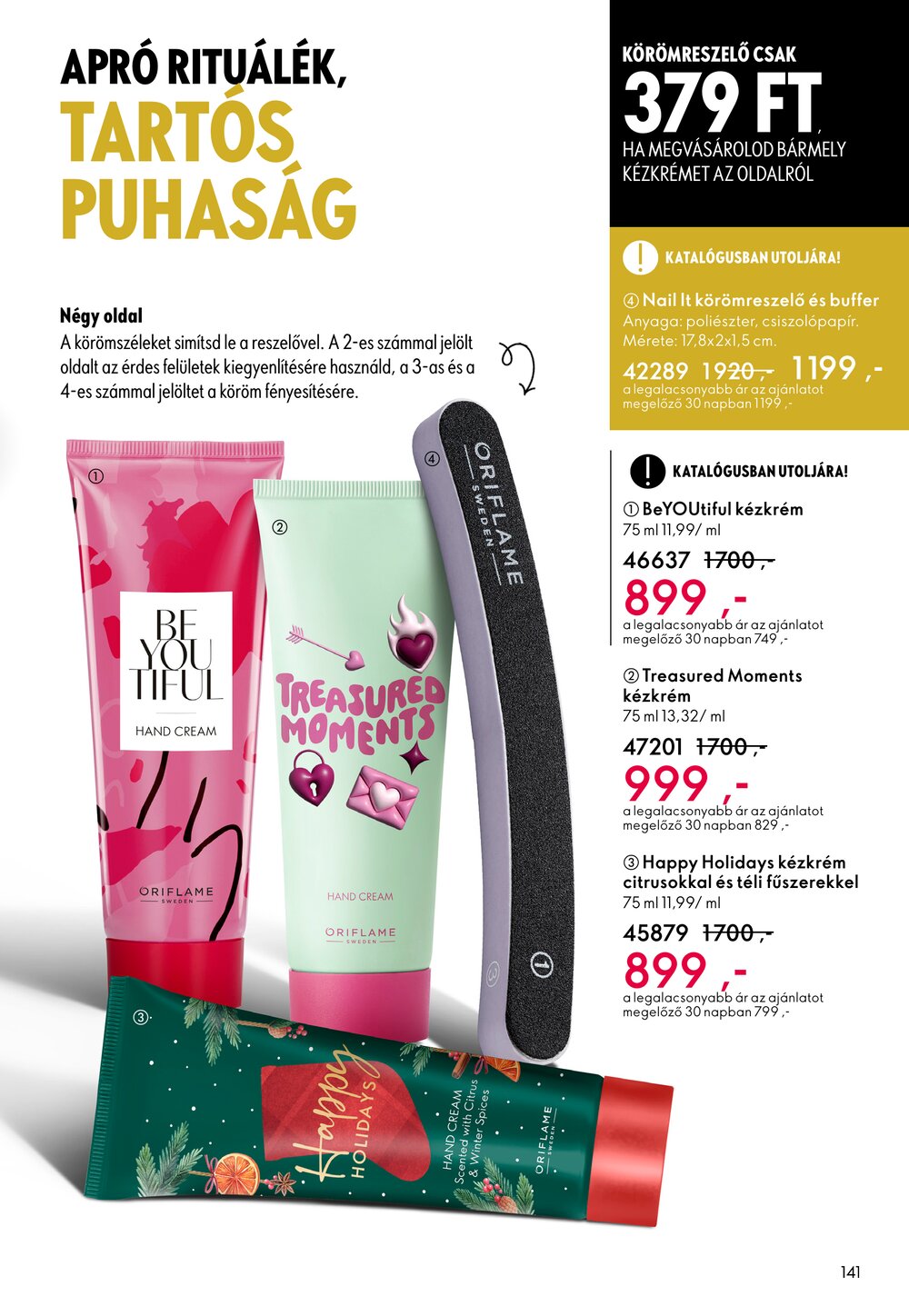 Oriflame akciós újság 2026.03.25-től - 141. oldal.